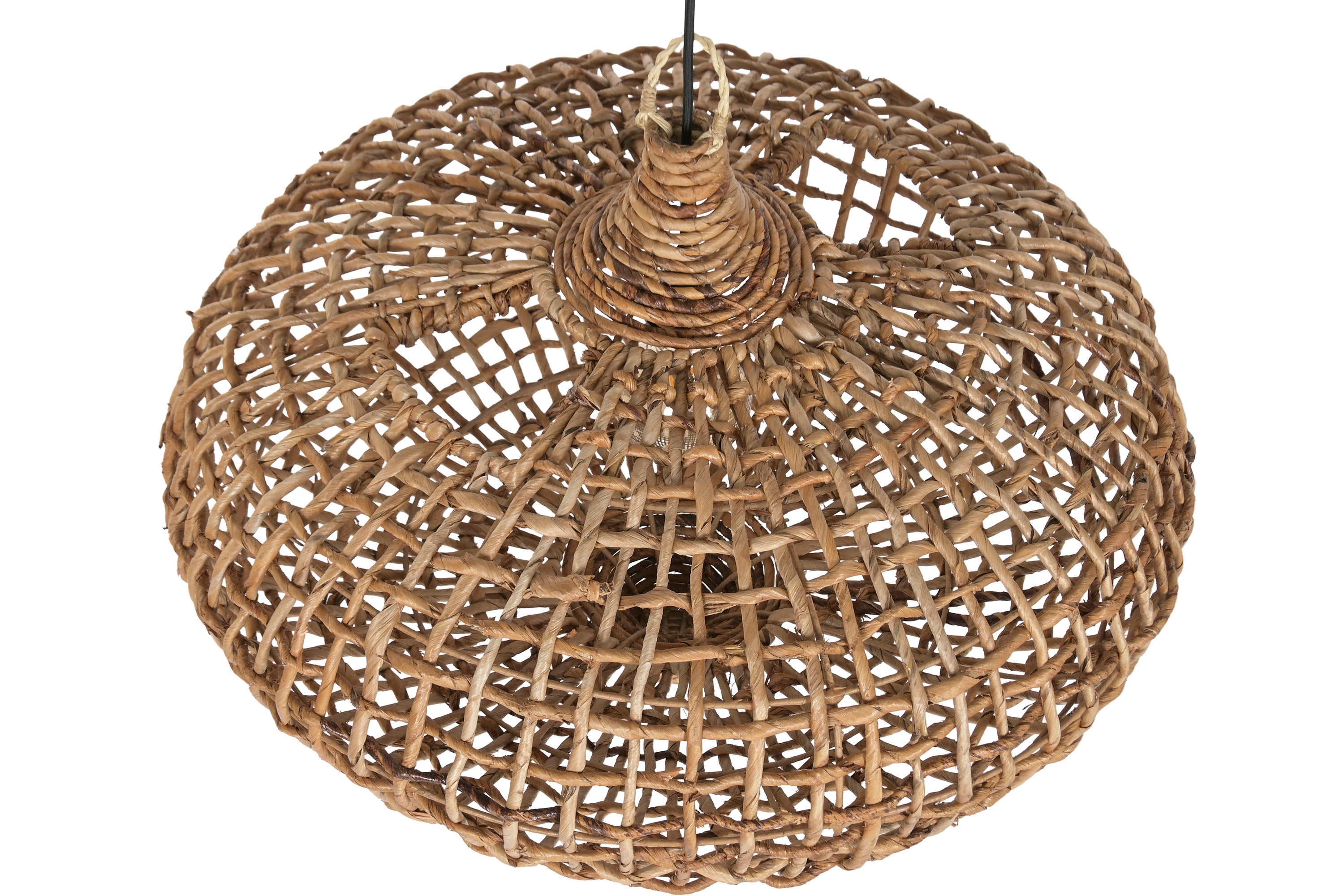 CANDEEIRO FIBRA NATURAL 70X70X50Cm