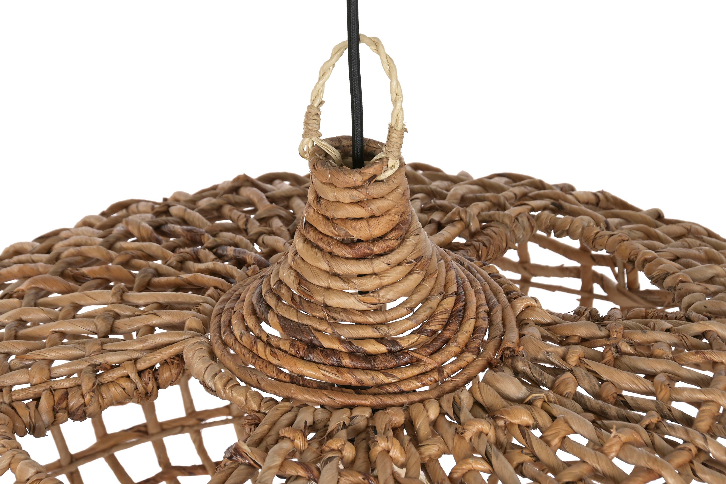 CANDEEIRO FIBRA NATURAL 70X70X50Cm