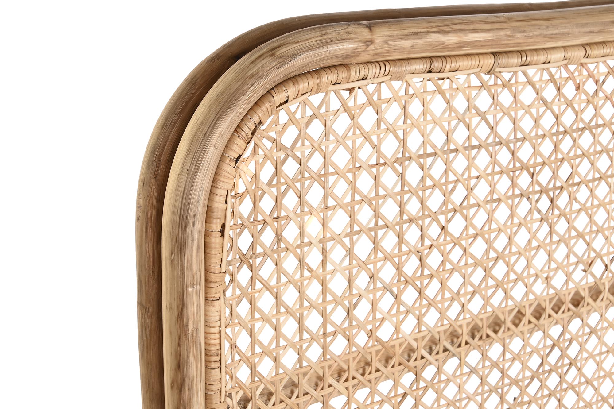 CABECEIRA CAMA RATTAN 178X4X128CM