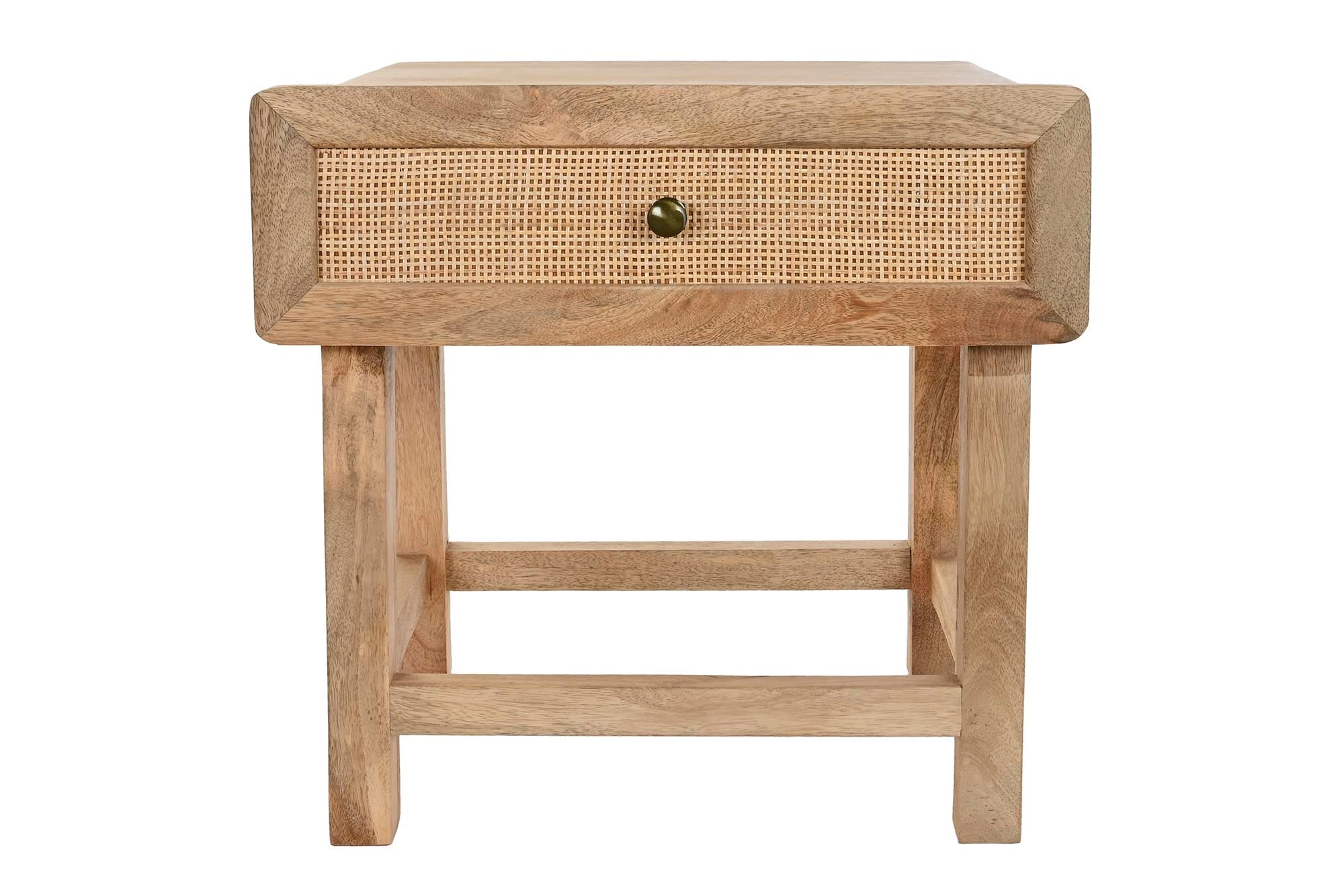 MESA CABECEIRA MANGA/RATTAN 51X40X51Cm