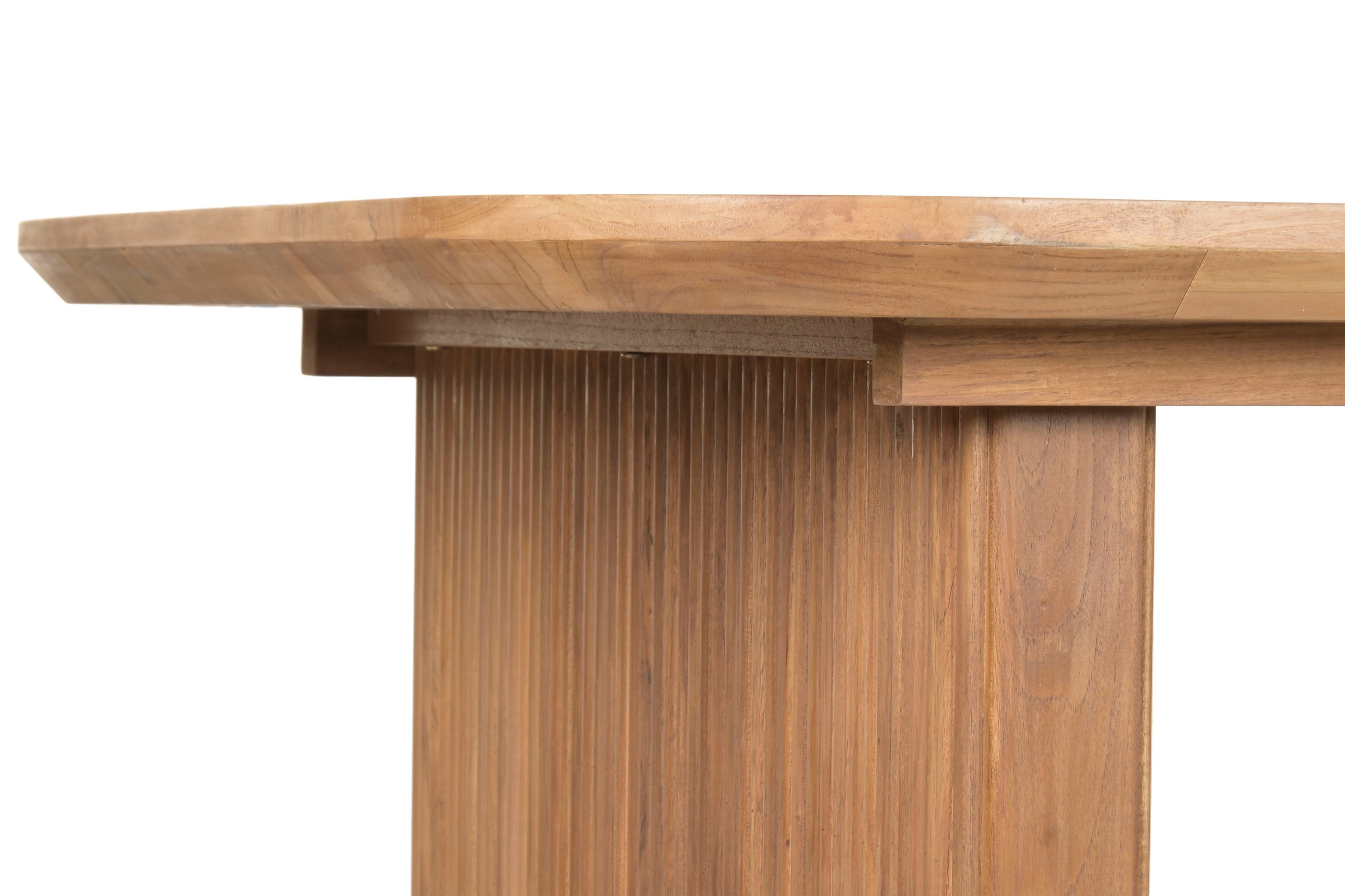 MESA JANTAR TECA 250X100X77Cm