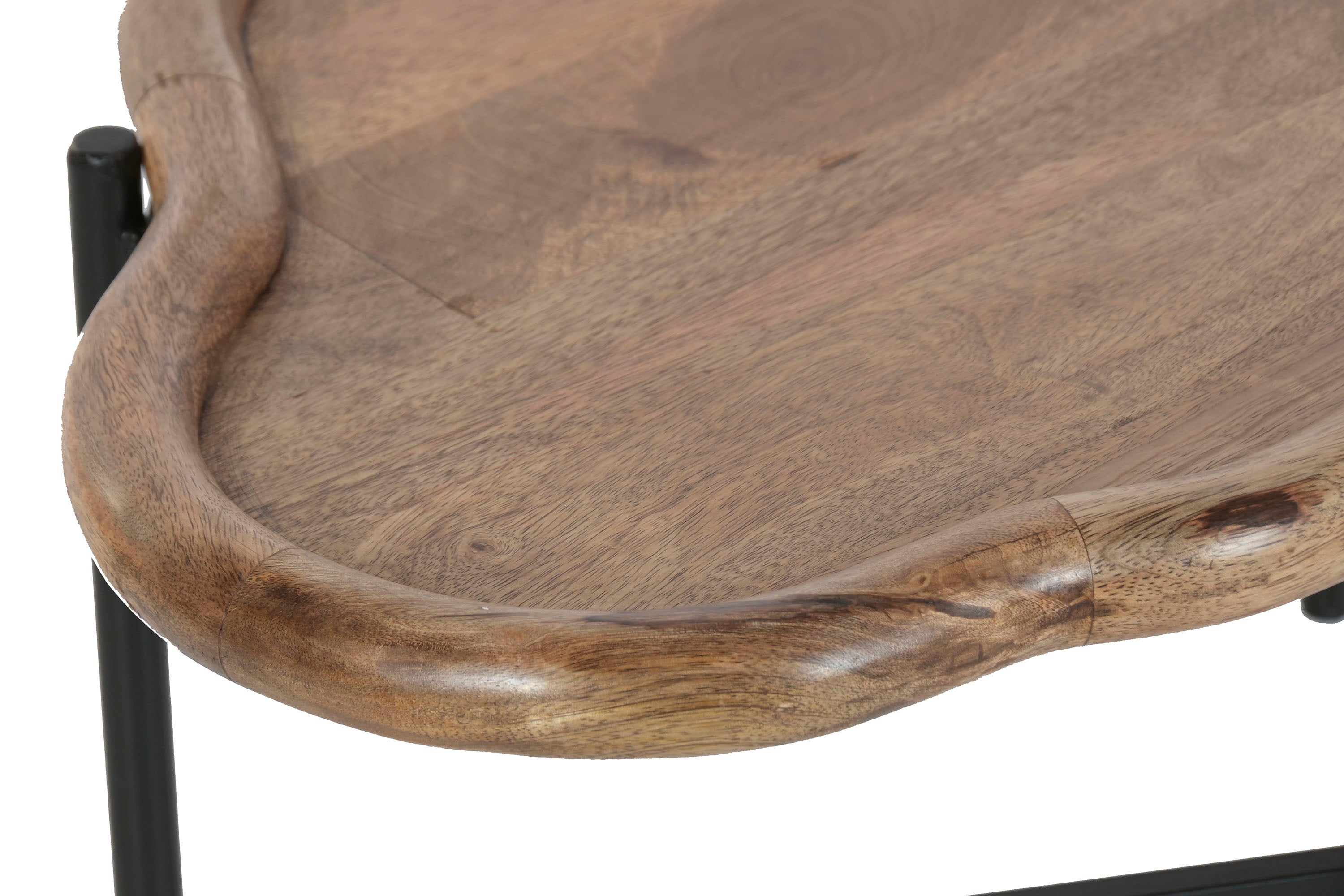 MESA DE APOYO MANGO/HIERRO 88X49X42Cm