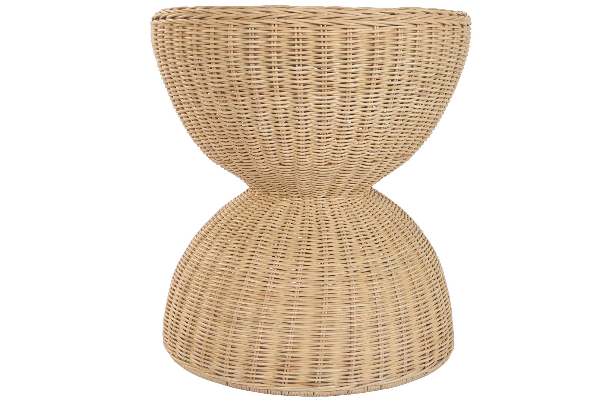 MESA APOIO RATTAN 44X44X47Cm
