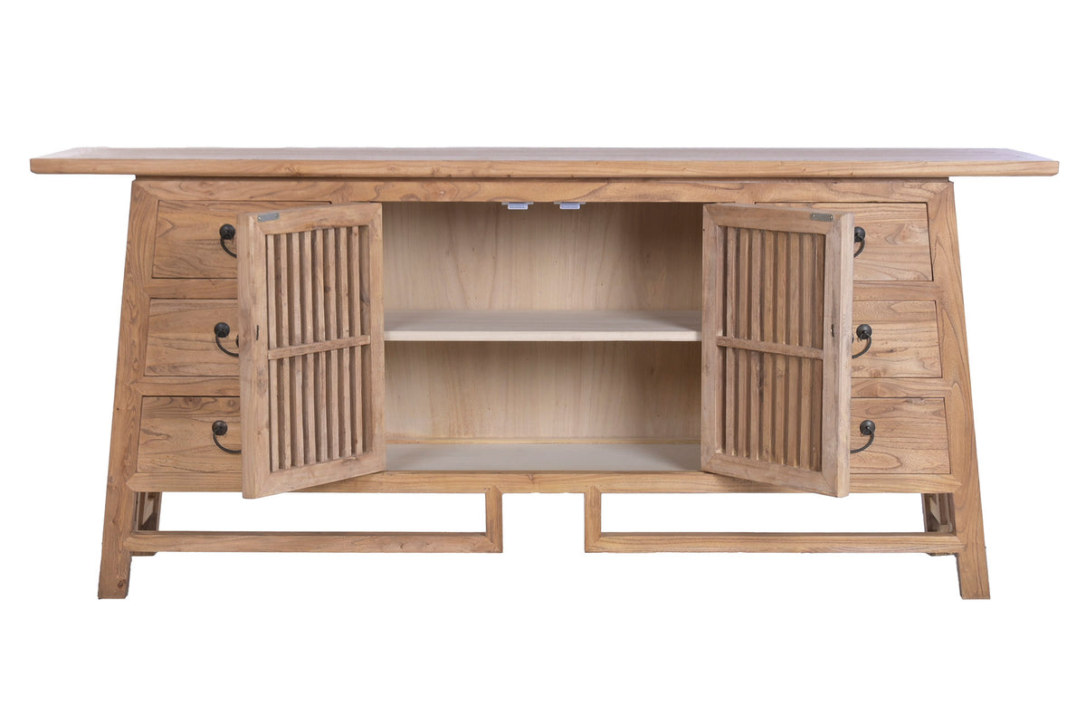 APARADOR MADEIRA OLMO 180X42X79Cm