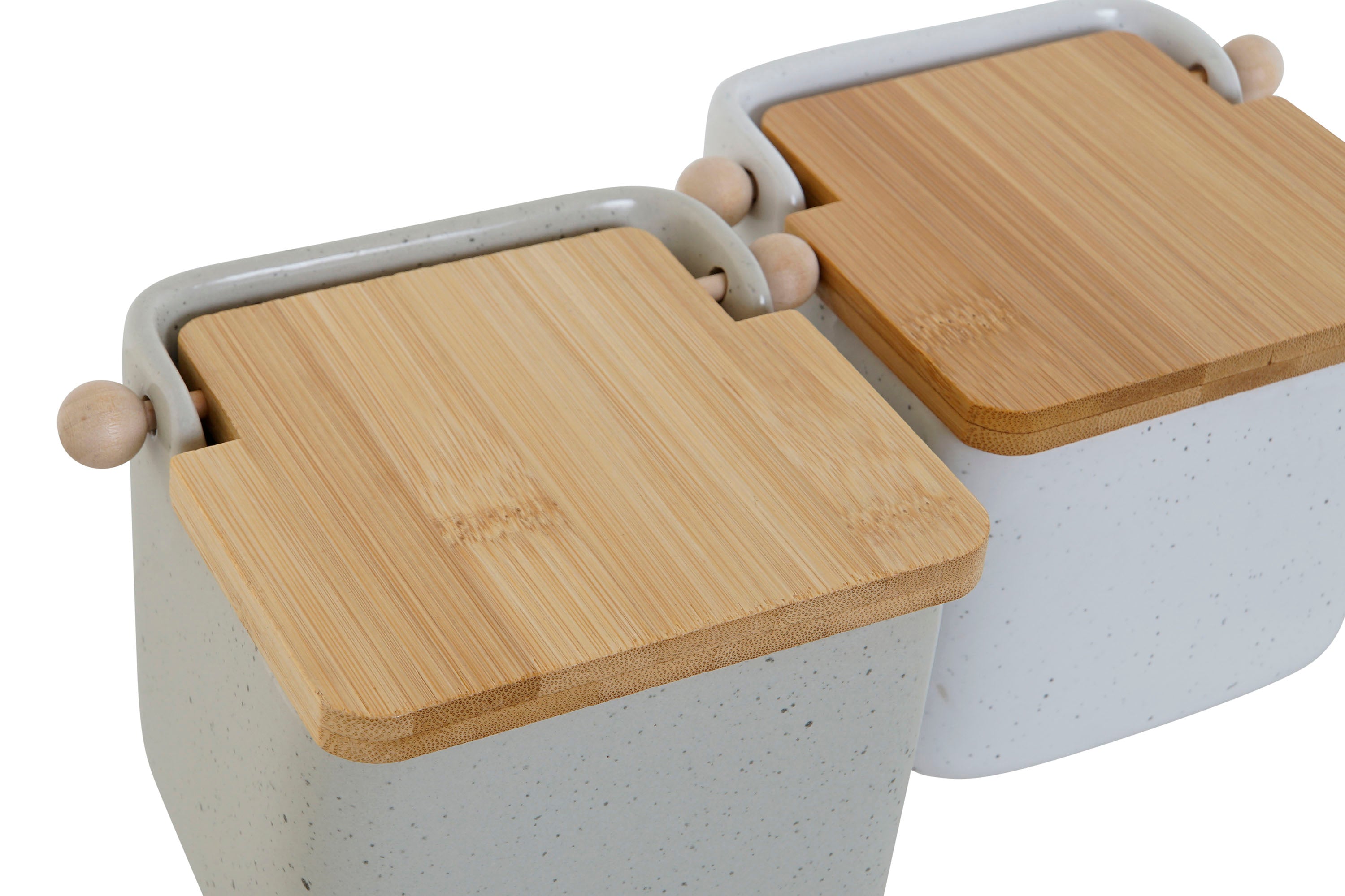 SALEIRO BEGE/BAMBU 15X12X11CM