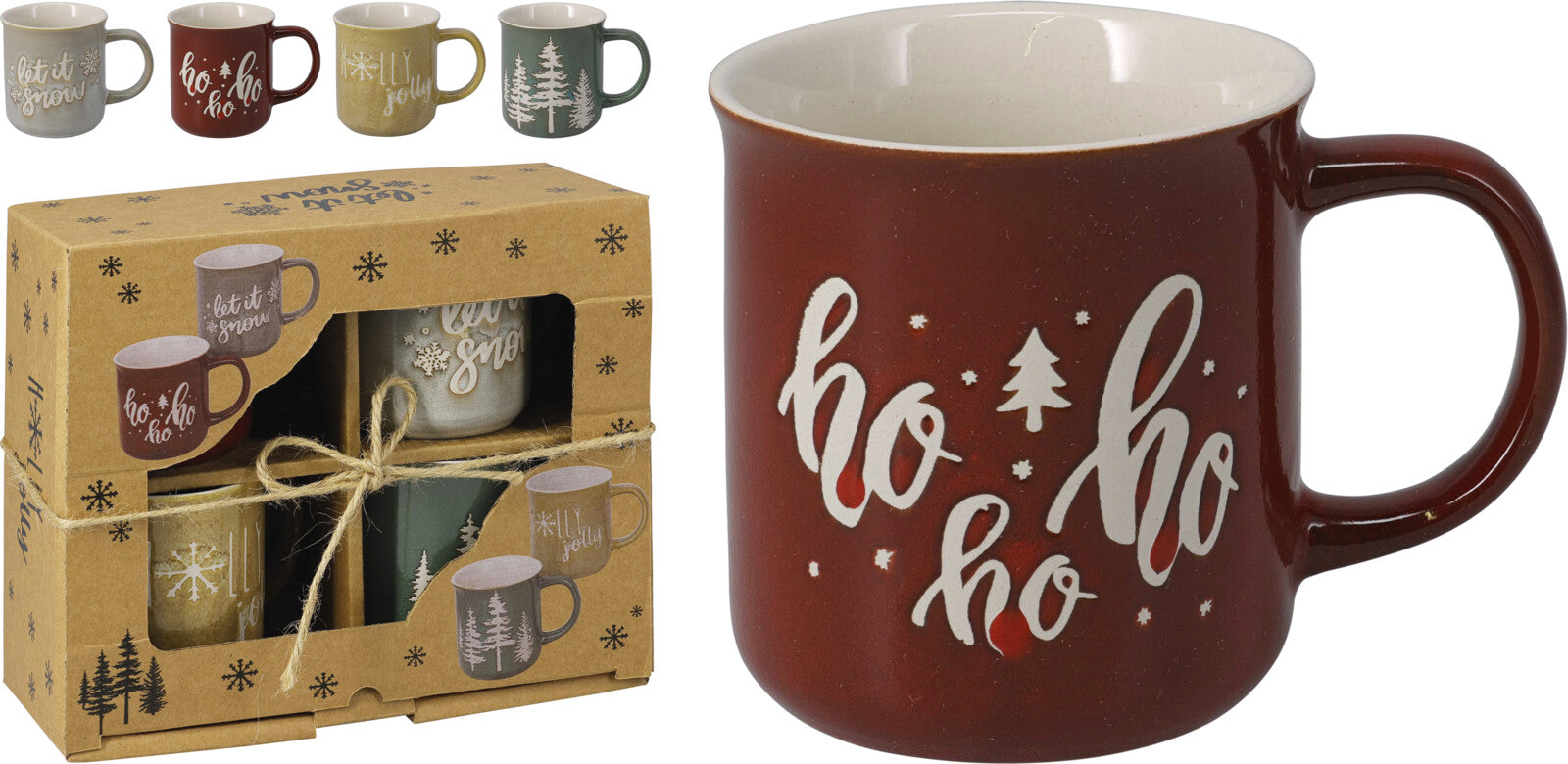 CONJ. 4 CANECAS NATAL 200ml