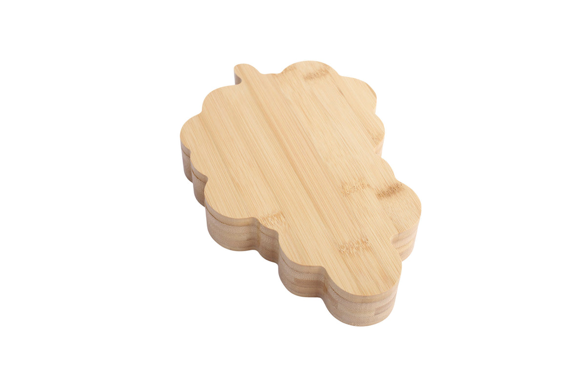 KIT VINHO BAMBU/INOX 15X24X4Cm