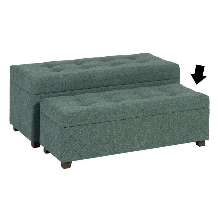 BANQUETA VERDE 96x34,5x32CM