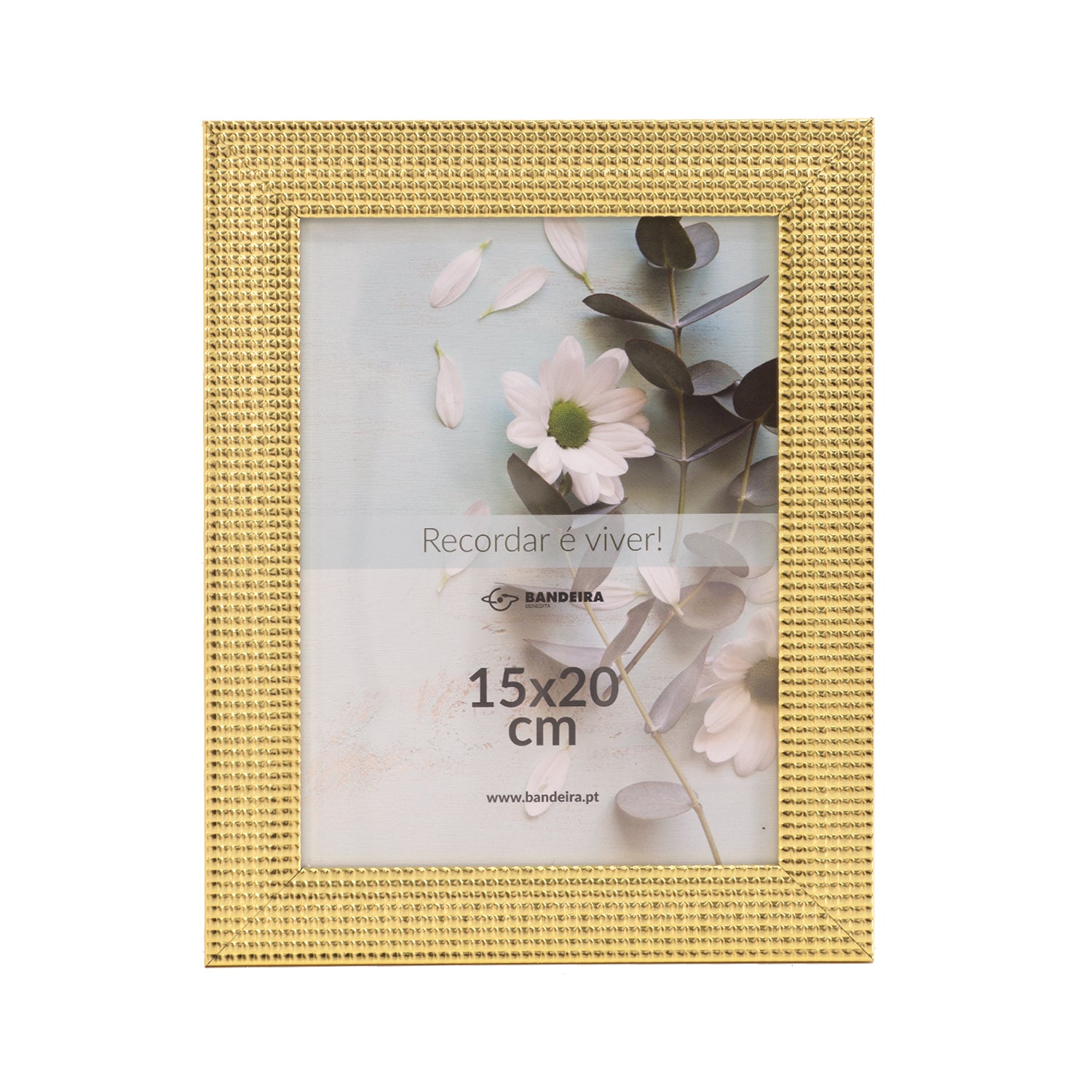 MOLDURA DOURADA 15X20CM