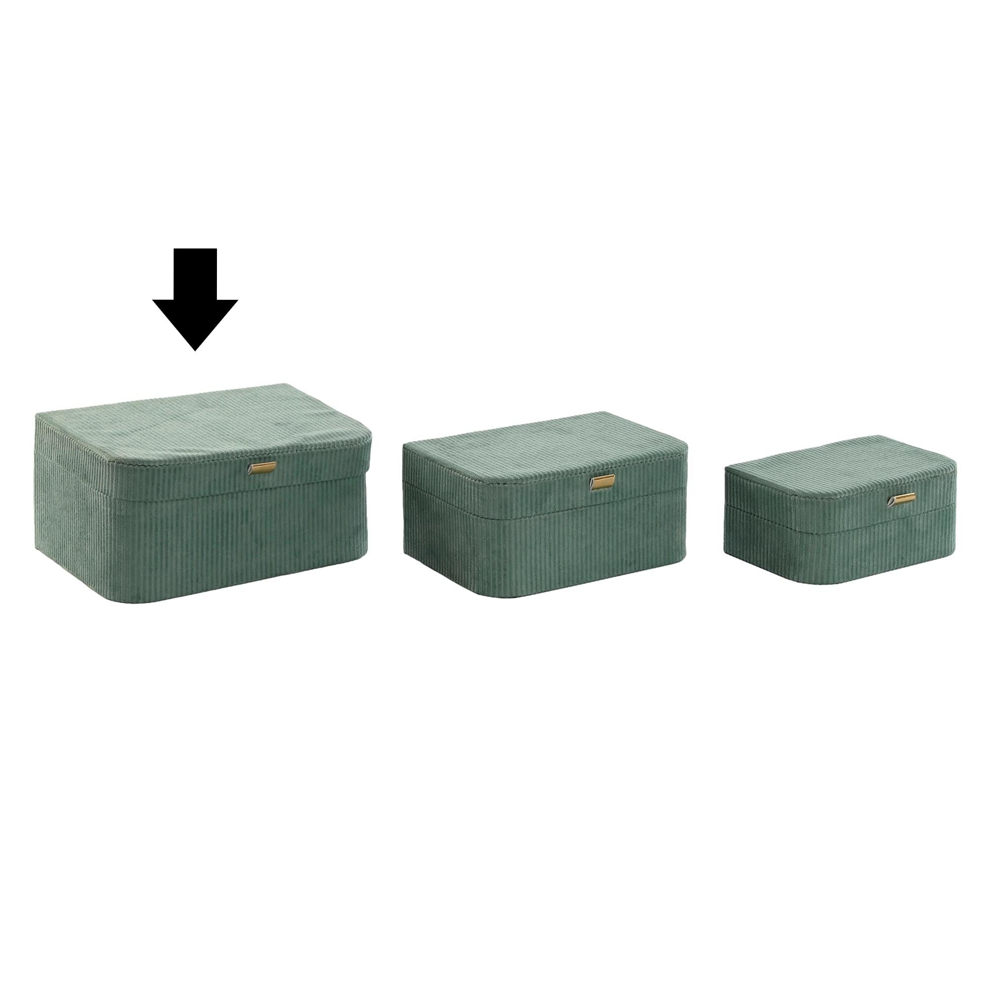 CAIXA VERDE 23X17X10CM