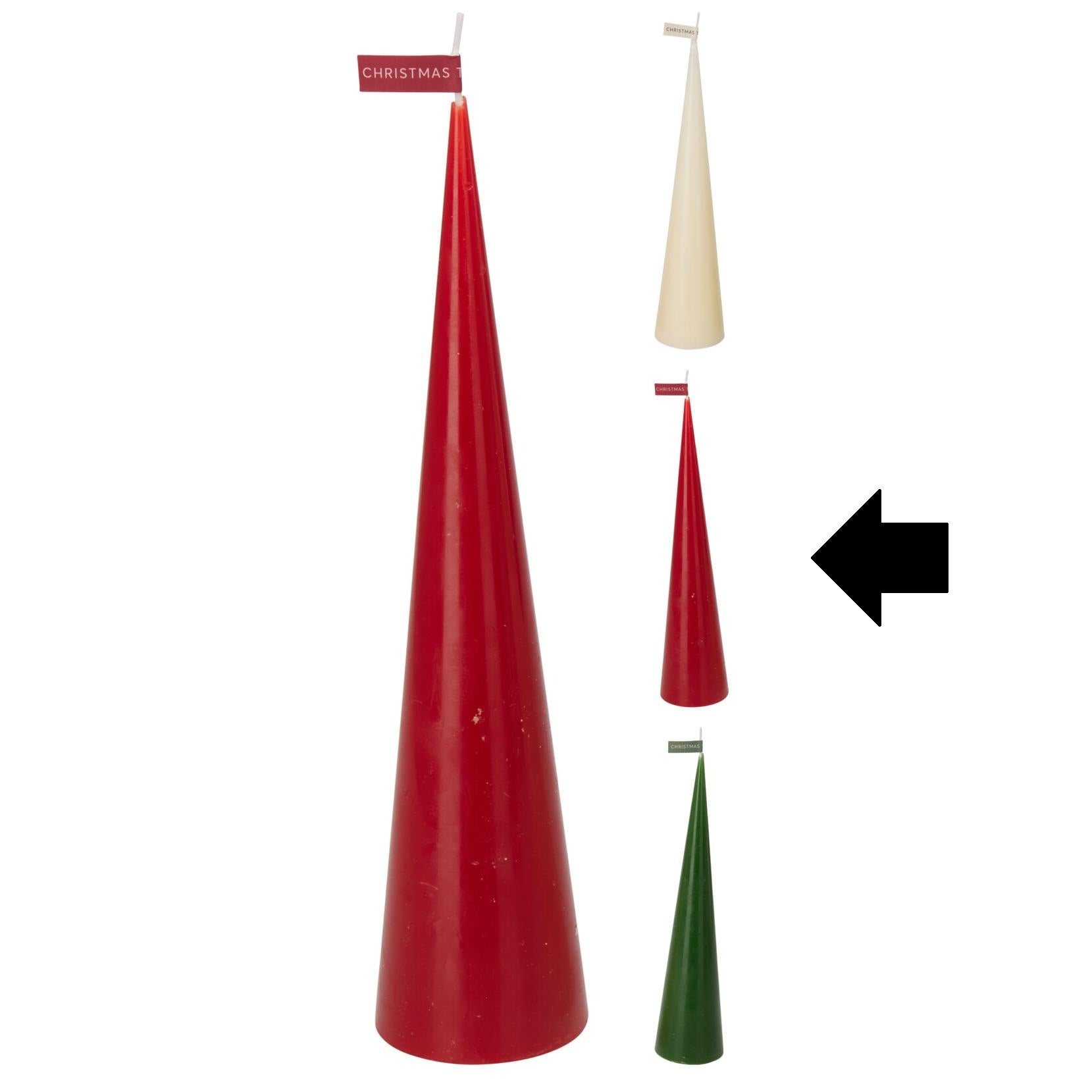 VELA VERMELHA 7X31Cm