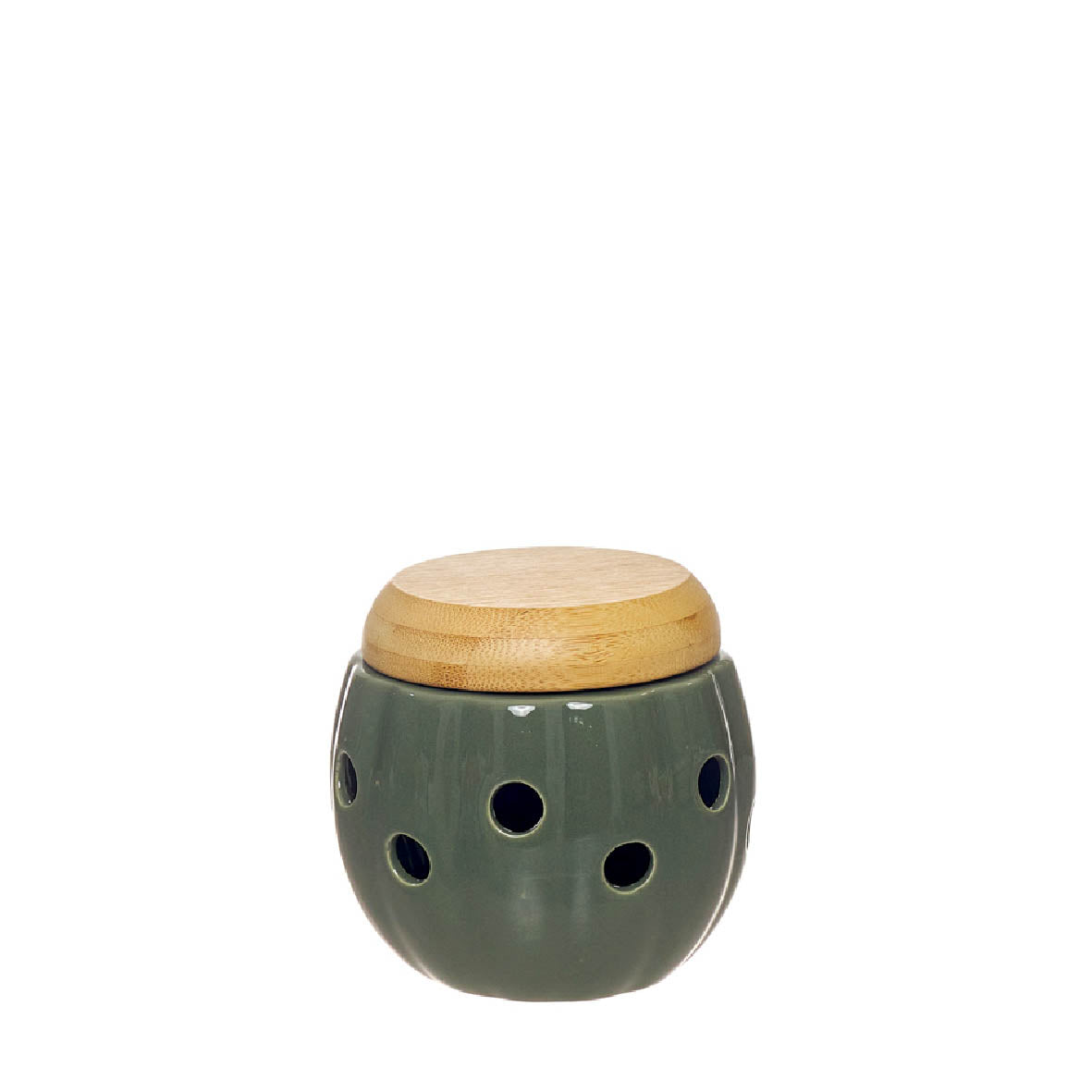 POTE ALHOS VERDE 11X11X10,5CM