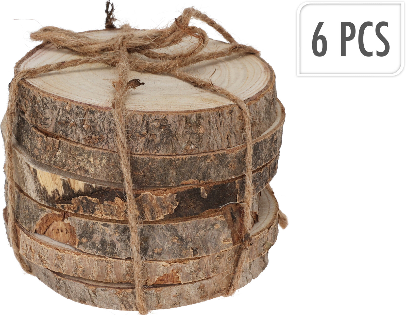 PACK 6 BASES MADEIRA 11Cm