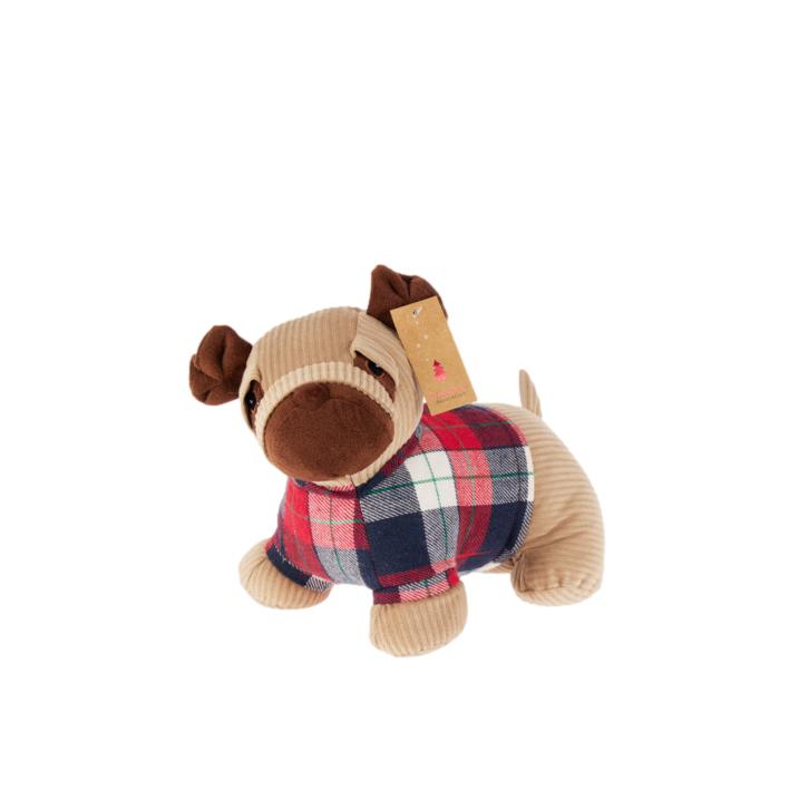 TRAVA-PORTAS CÃO BEGE 22Cm