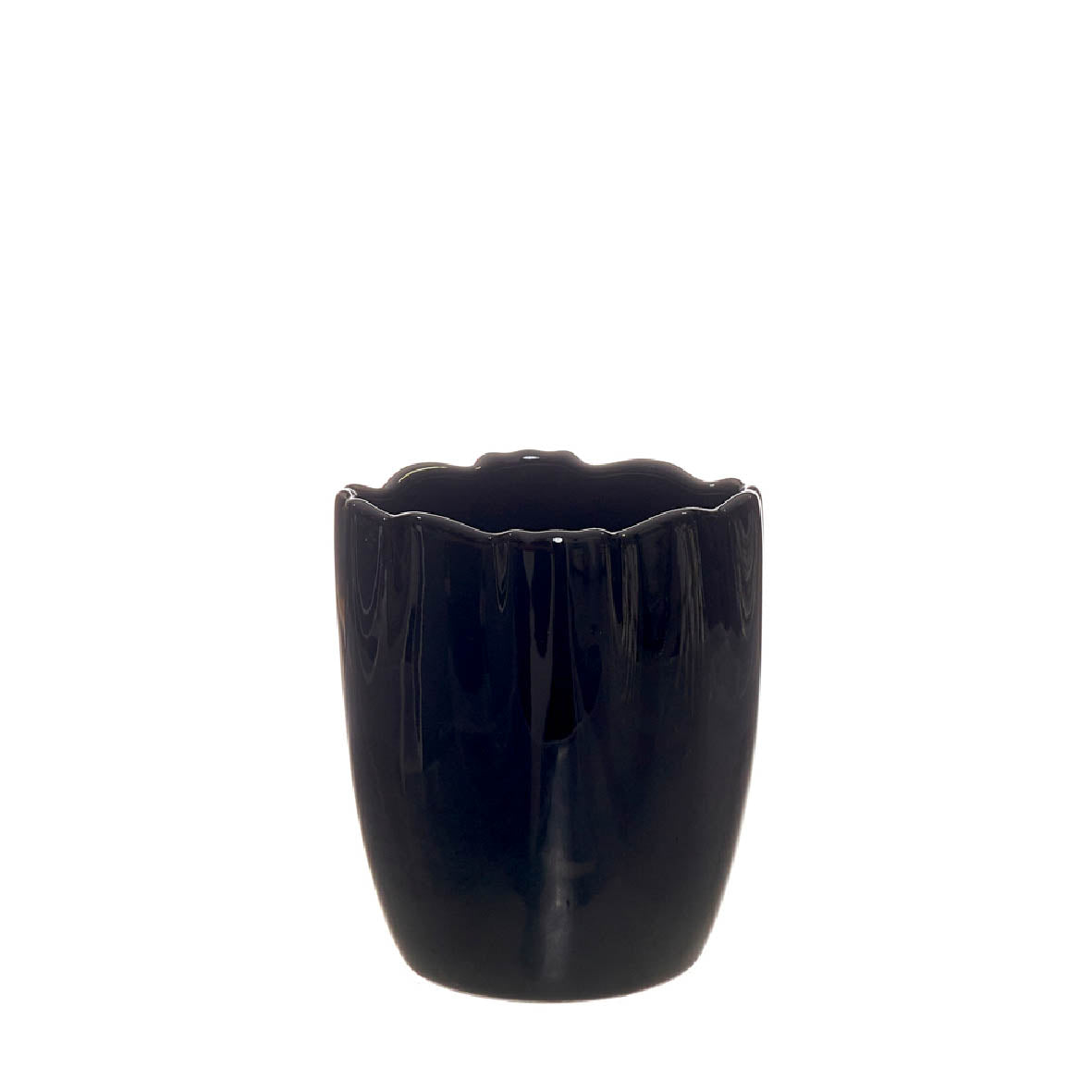 POTE UTENSÍLIOS PRETO 10X10X14CM
