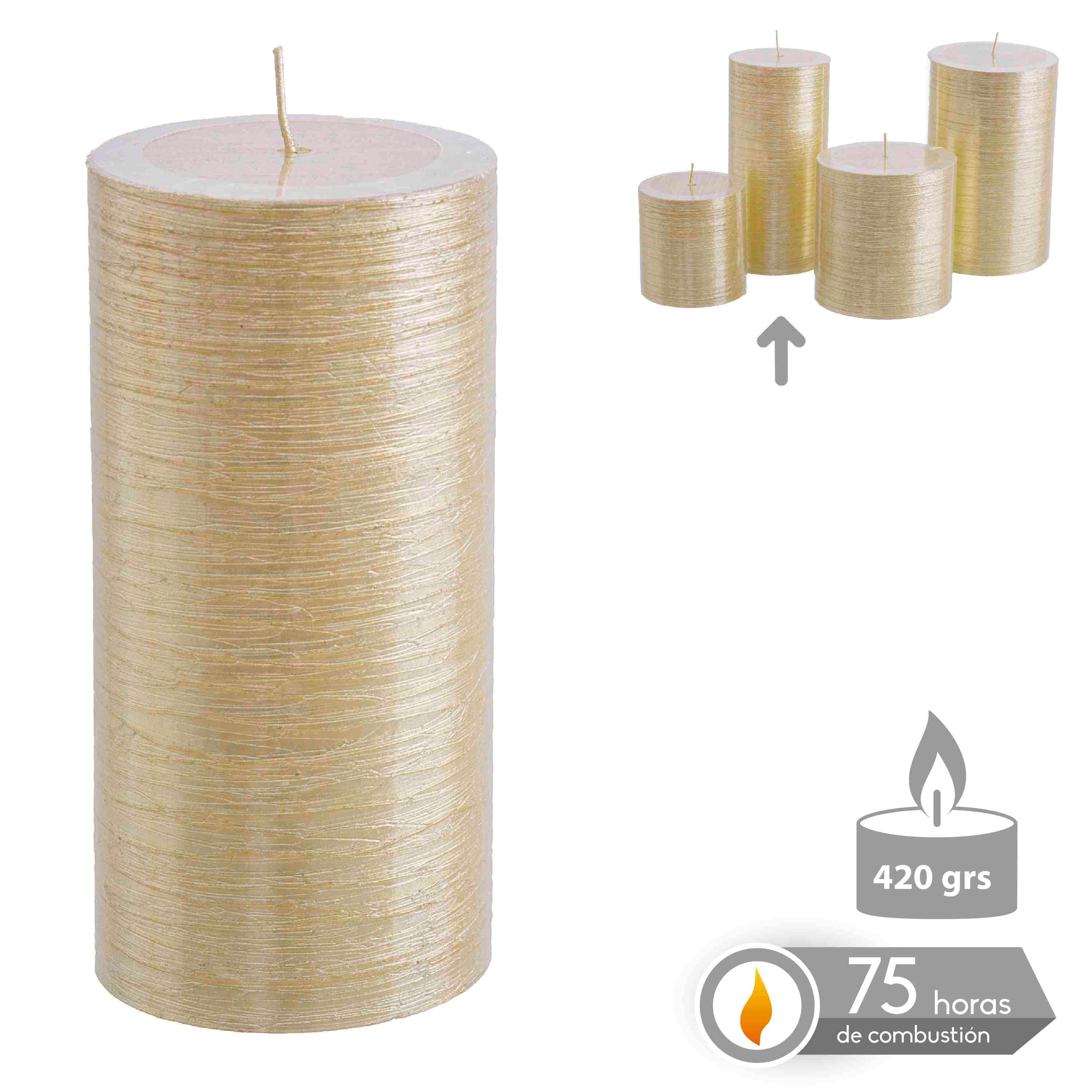VELA DORADA 6.8X14CM