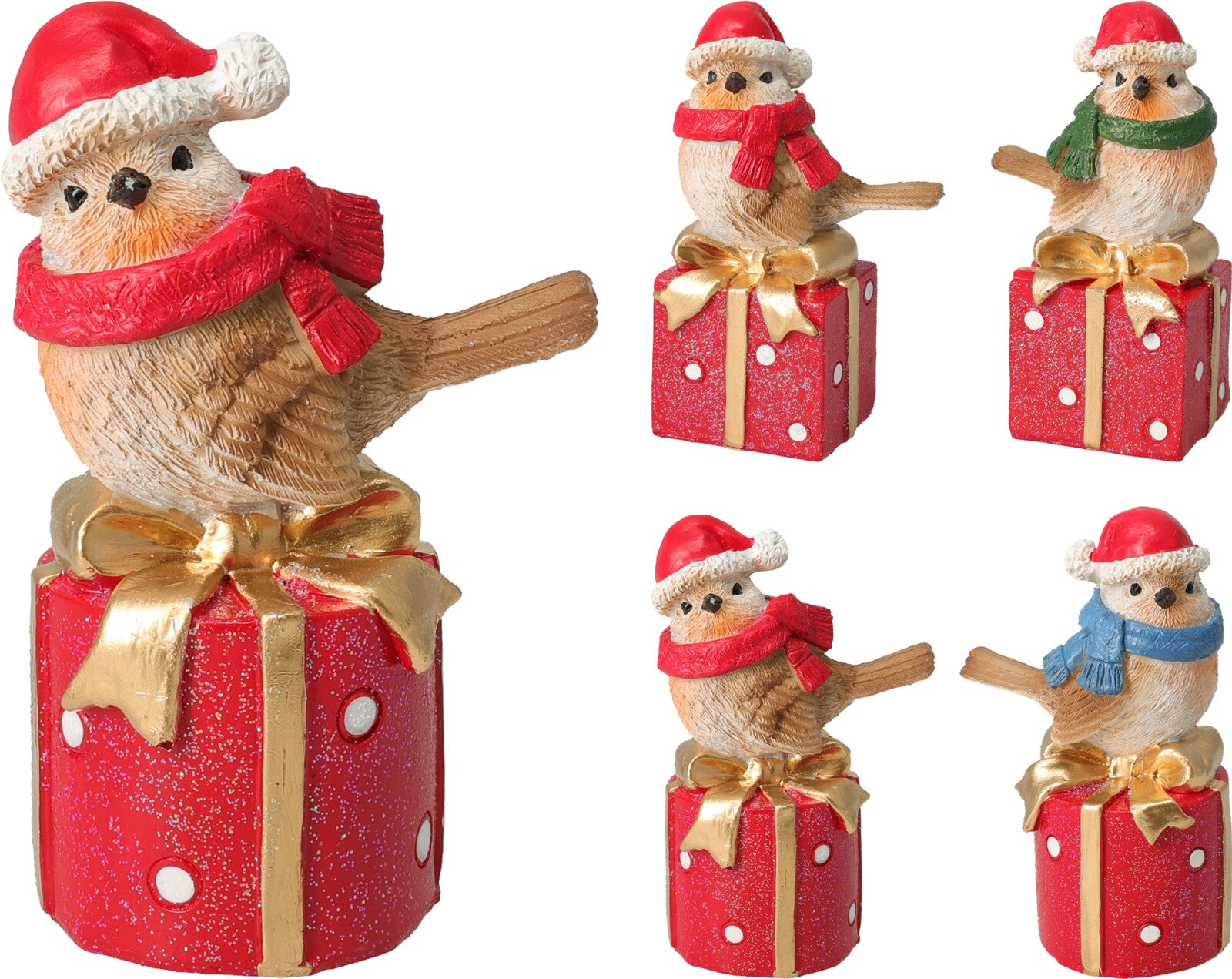 PASSARINHO NATAL 13Cm