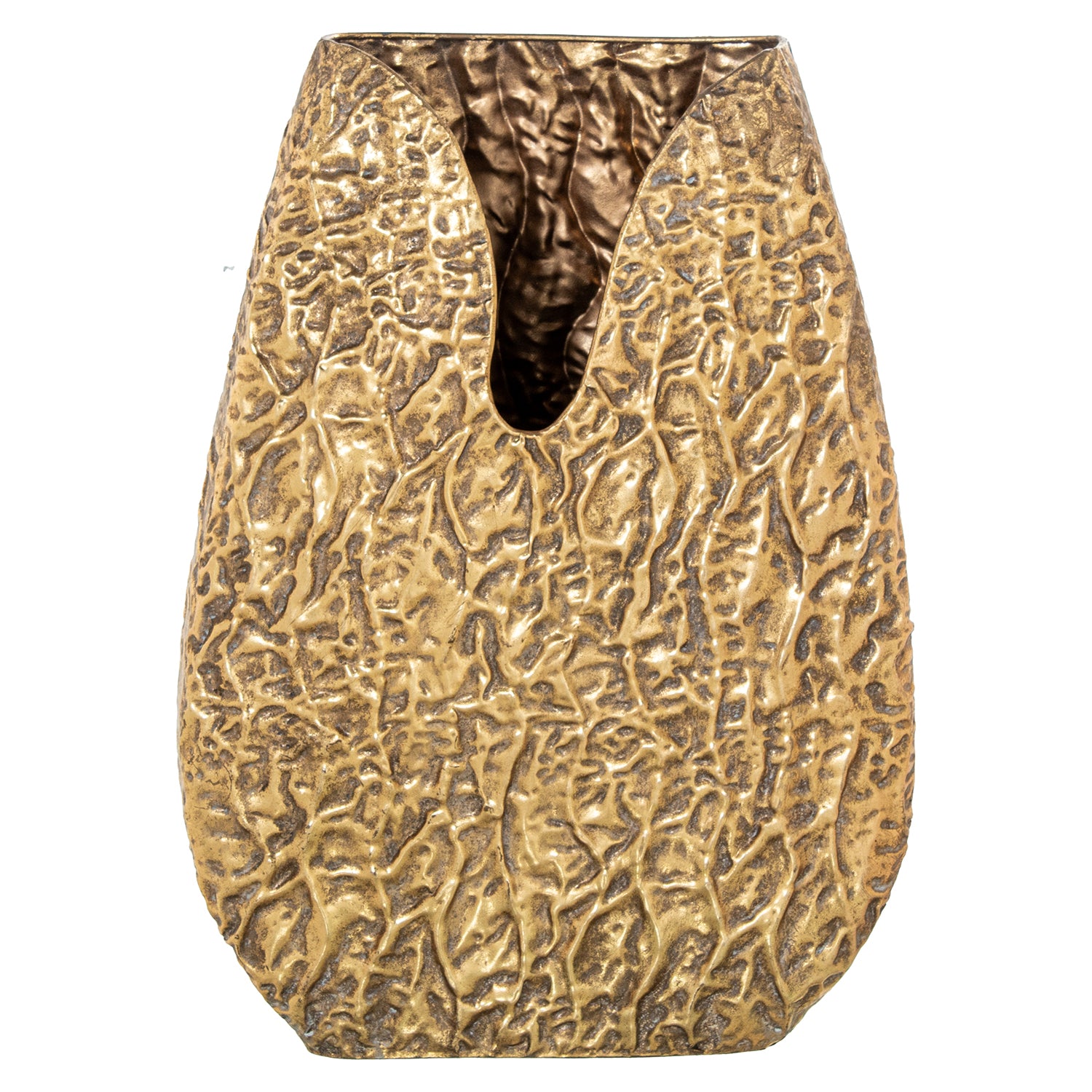 JARRA DOURADA 32X13X44CM