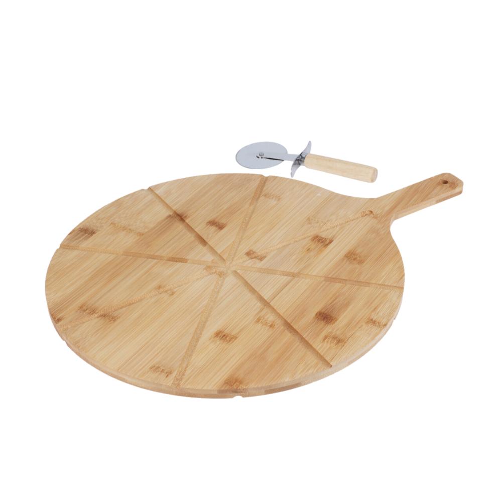 TABLA PARA PIZZA + CORTADOR 50X37CM