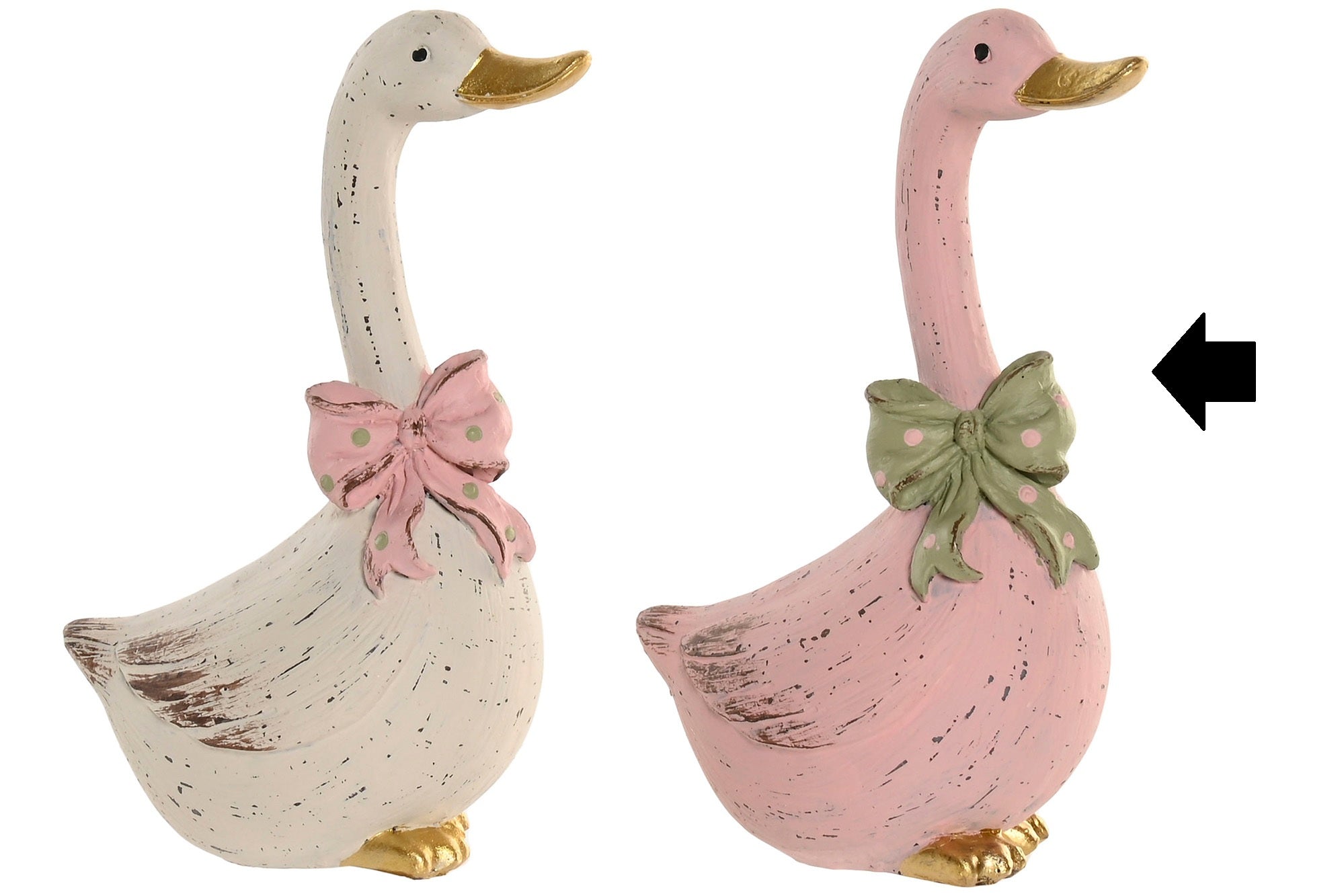 PATO ROSA 9,5X6,5X15Cm