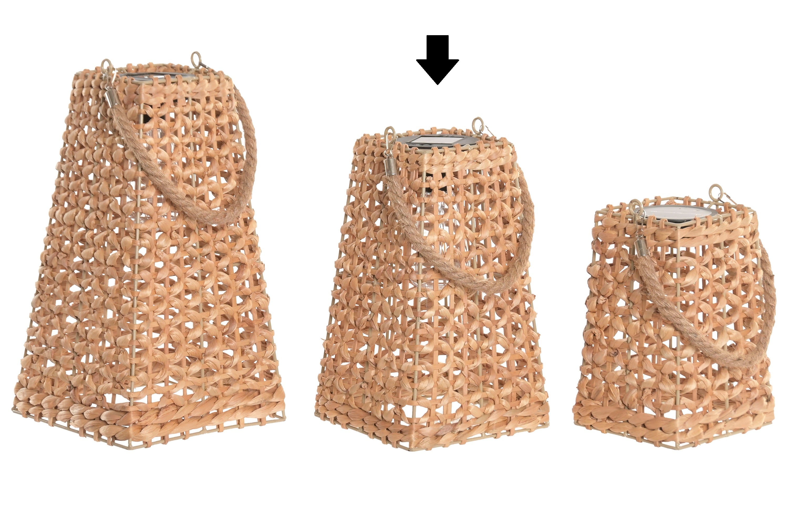 LANTERNA C/ LÂMPADA ENERGIA SOLAR