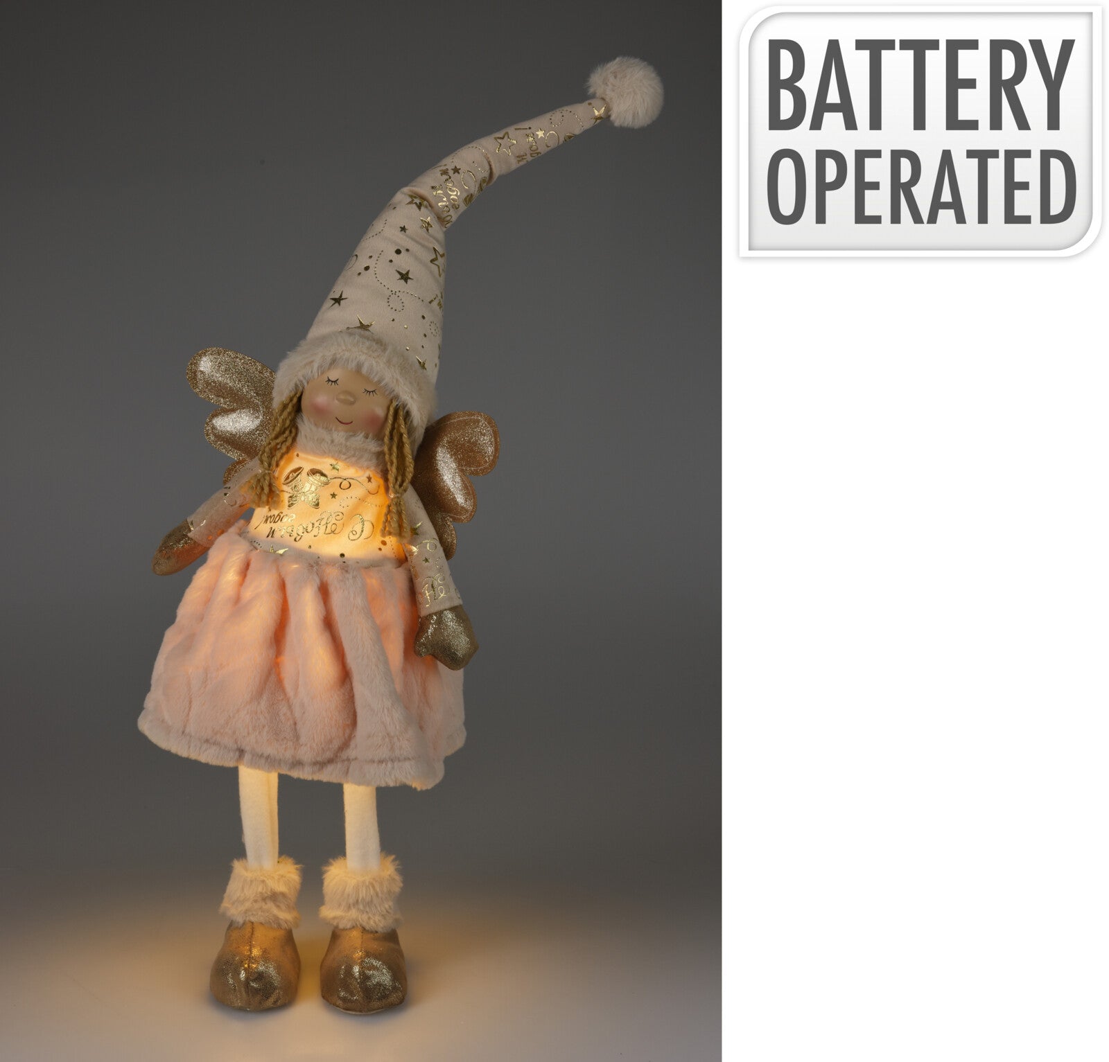 ANJO MENINA C/ LED 69Cm