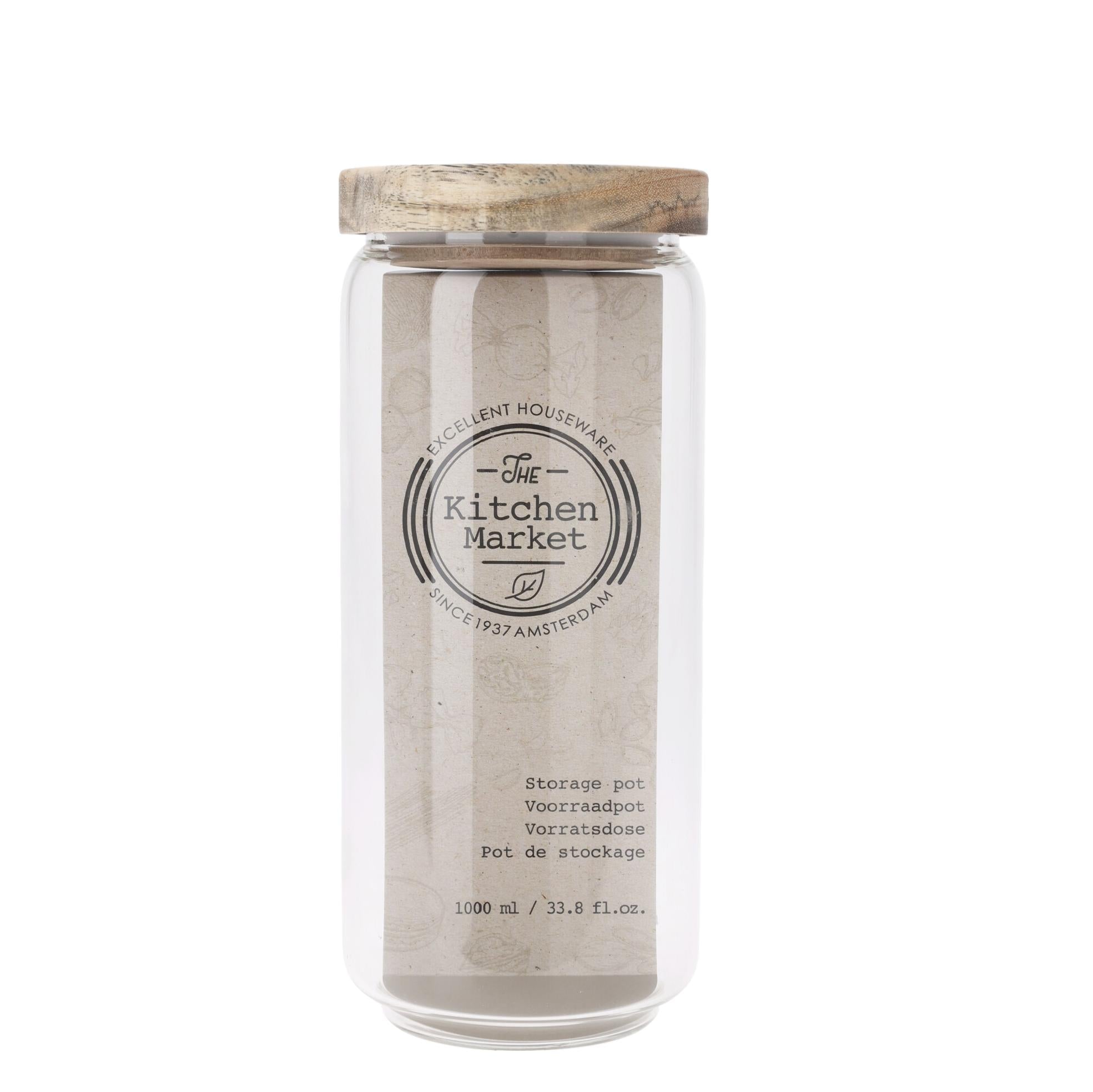 BOTELLA CRISTAL 1000ML 21CM