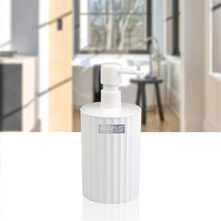 DISPENSADOR BRANCO 8X19CM