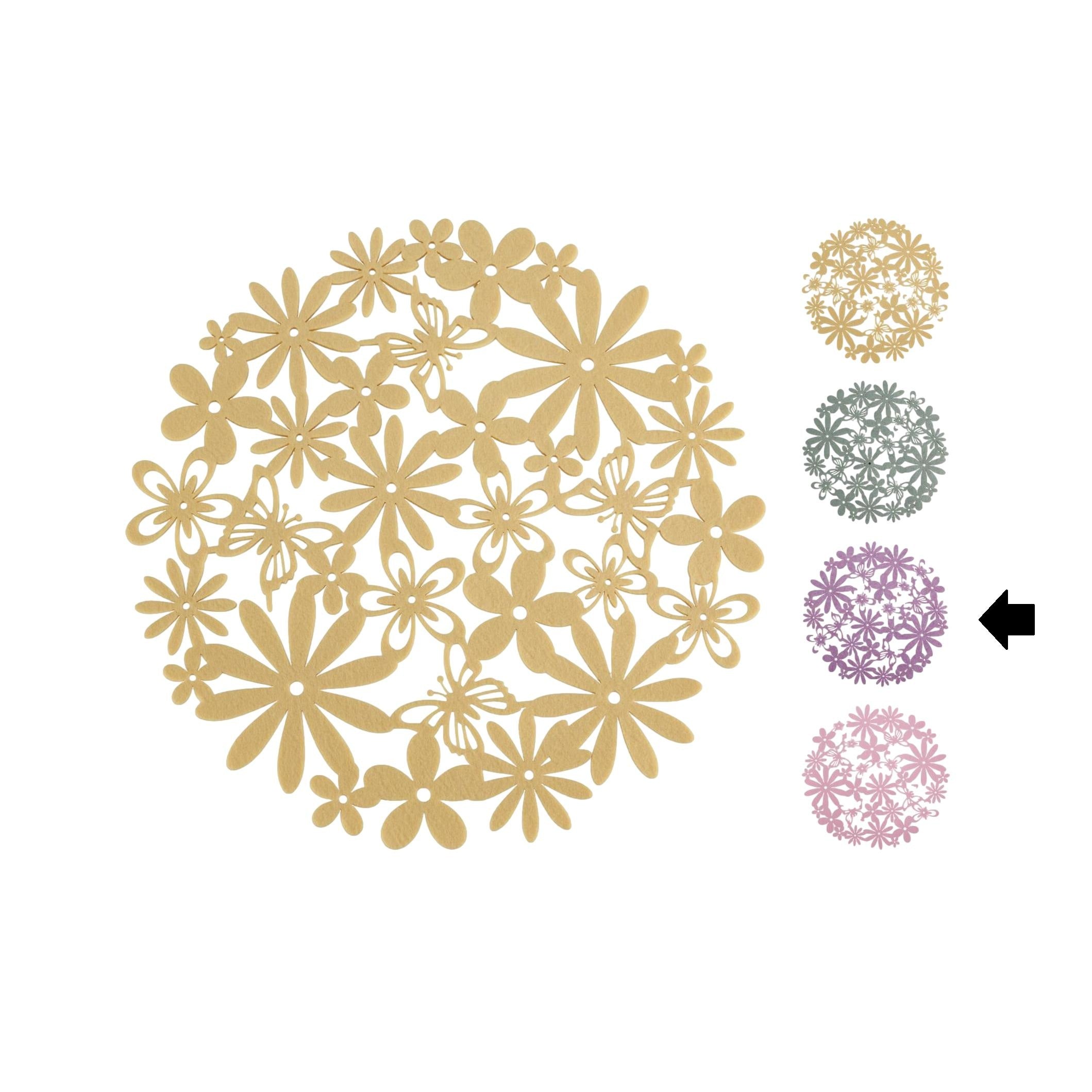 INDIVIDUAL LILÁS FLORES 35Cm