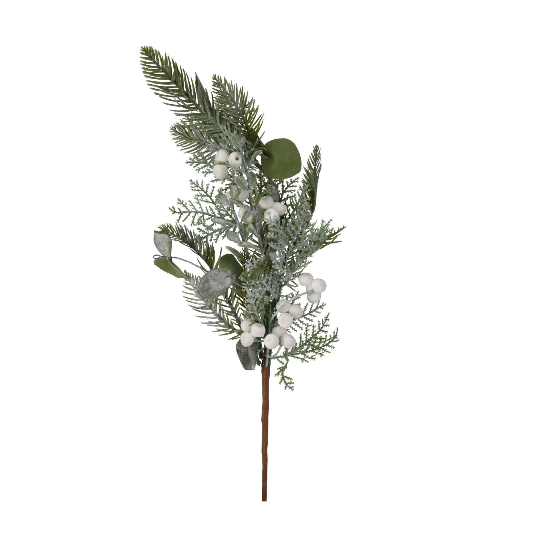 RAMO AZEVIHNO VERDE/BRANCO 60CM