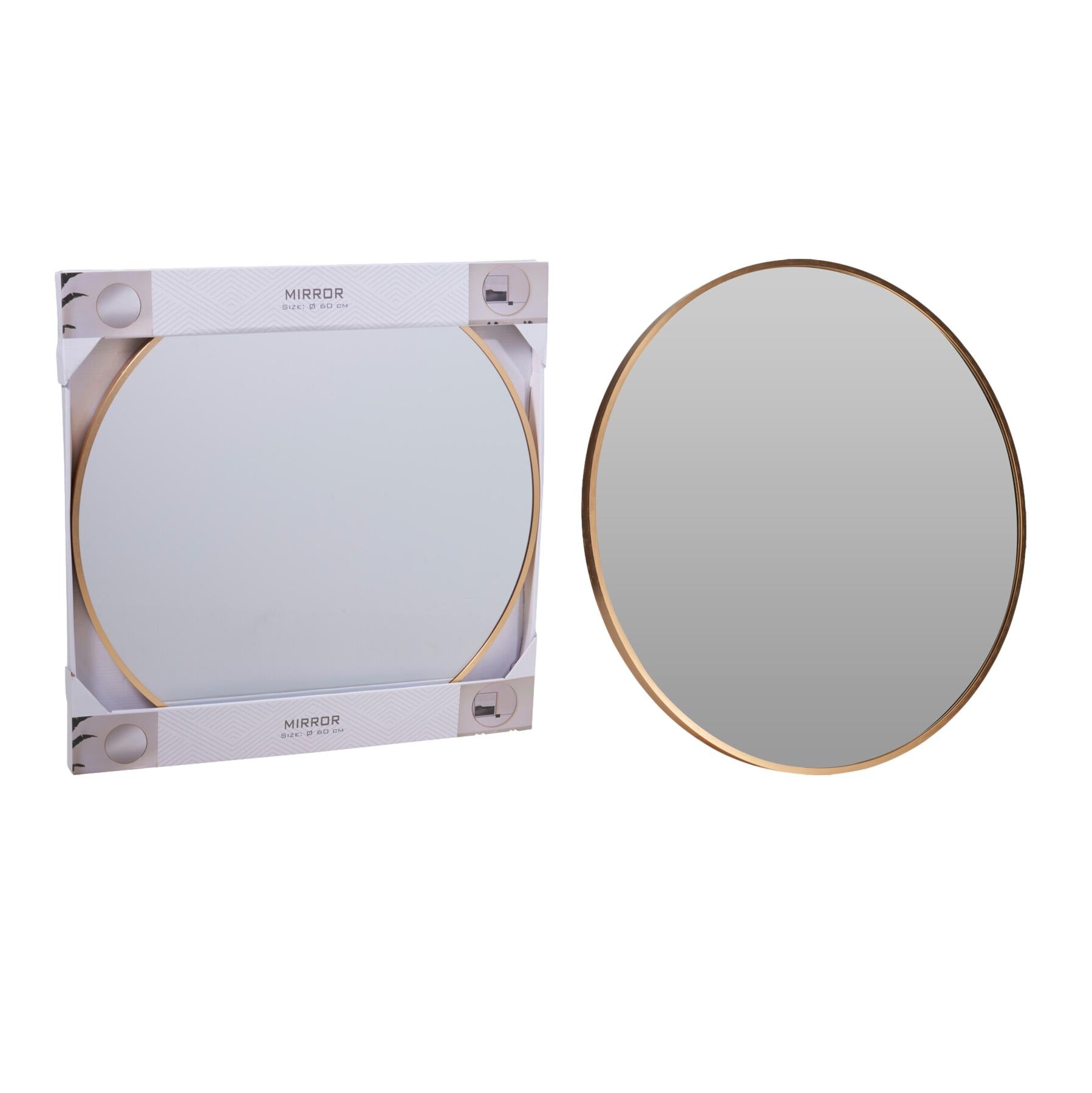 ESPELHO DOURADO 60Cm