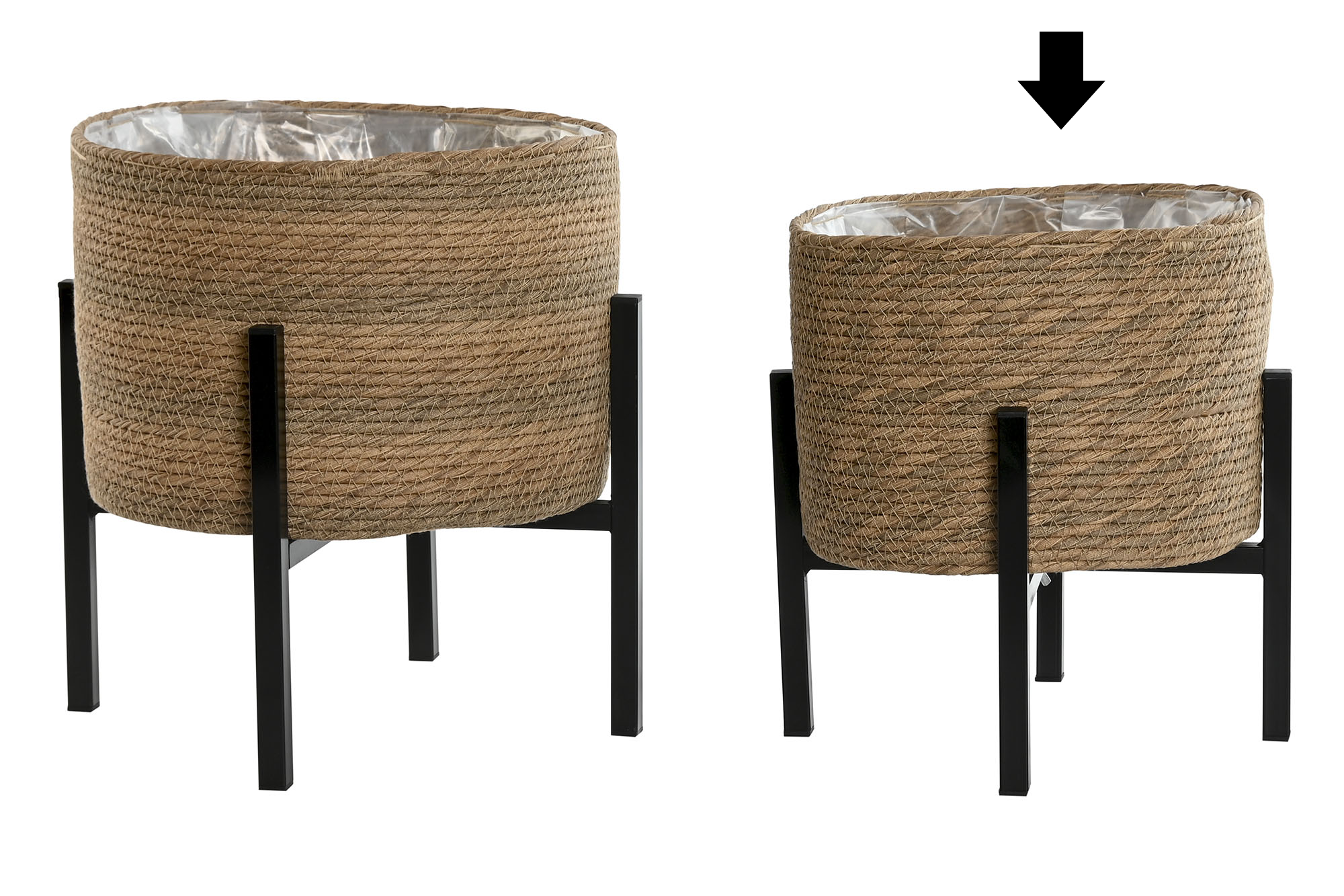 FLOREIRA NATURAL 30X30X29CM