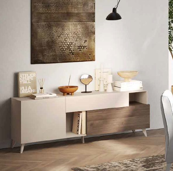 MÓVEL TV CASHMERE/MERCURIO 181X43X67CM