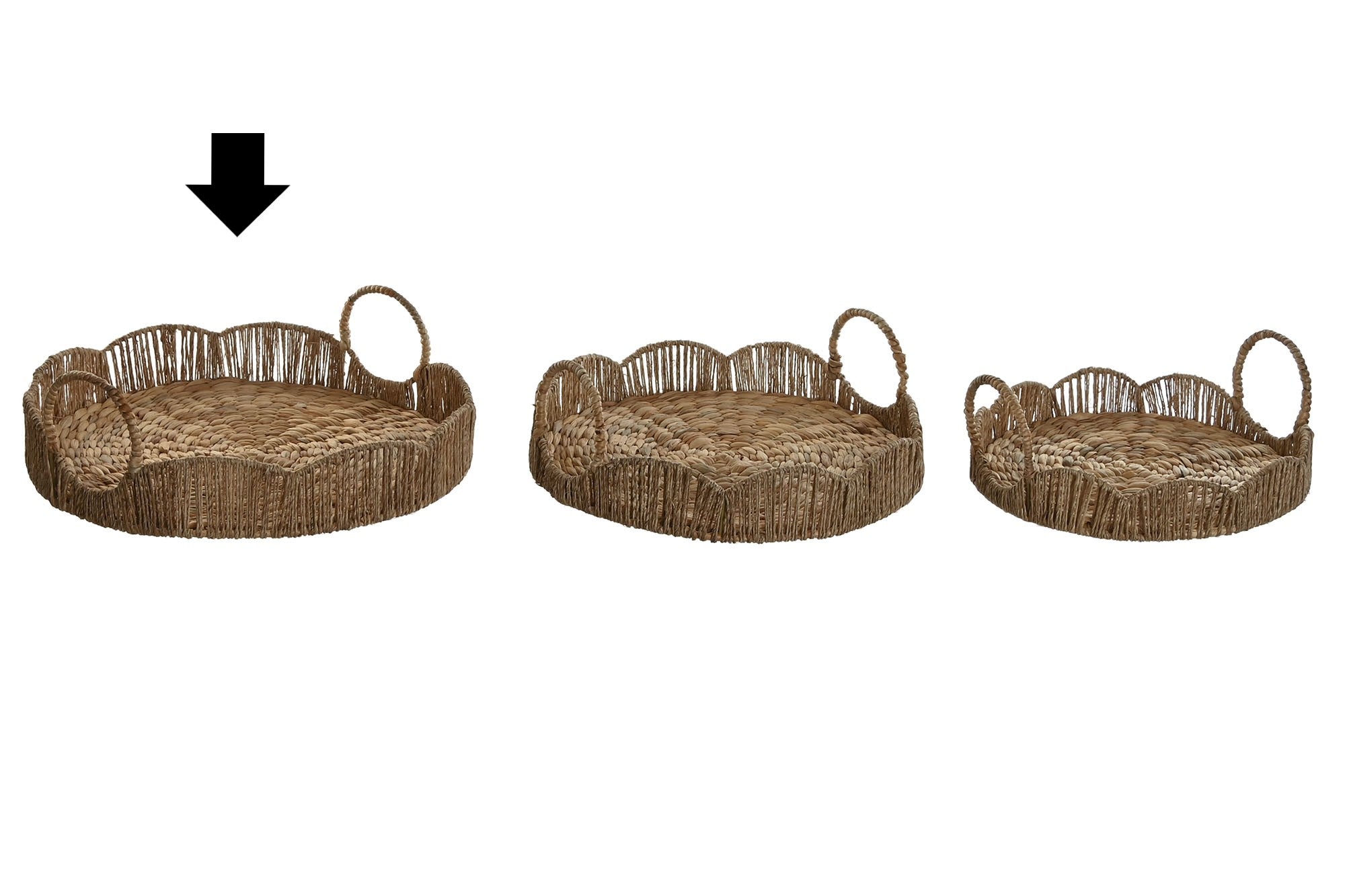 BANDEJA RÁFIA 45X45X14CM