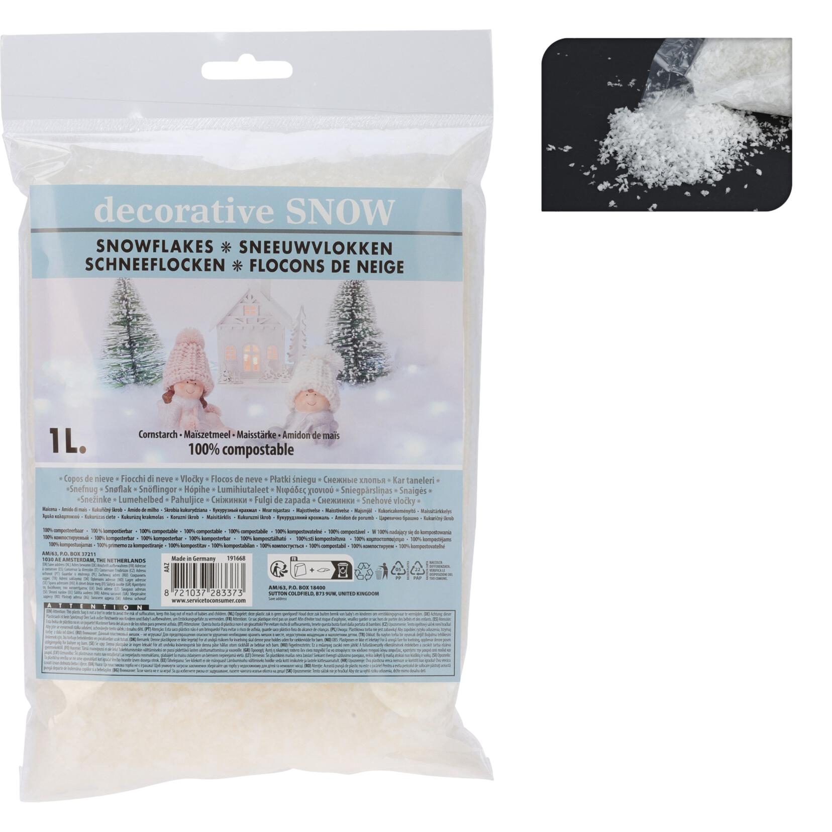 SACO NEVE ARTIFICIAL 1L