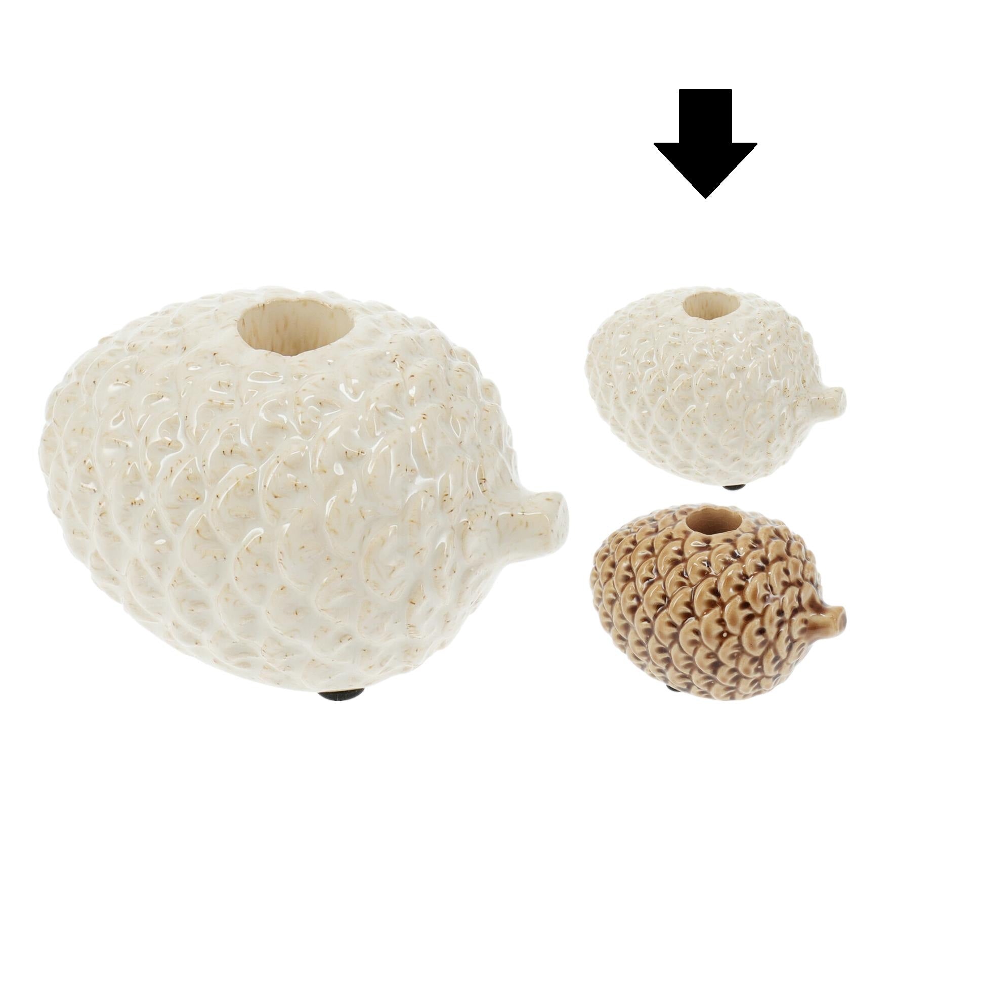 CASTIÇAL PÉROLA PINHA 7Cm