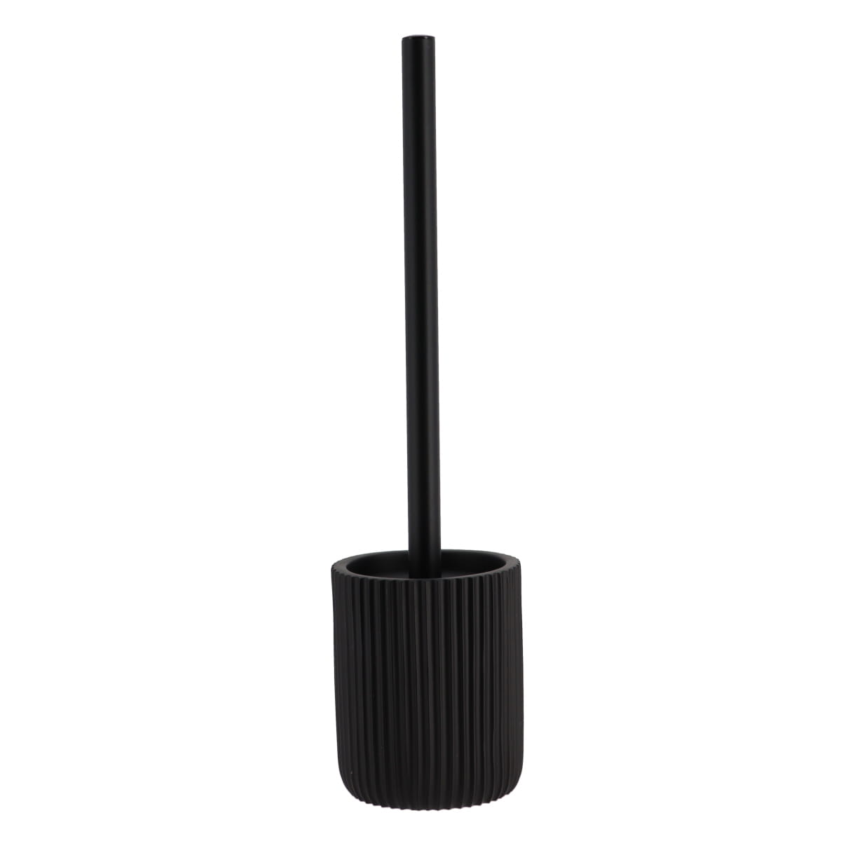 ESCOVA SANITÁRIA CANELADA PRETA 9X37CM