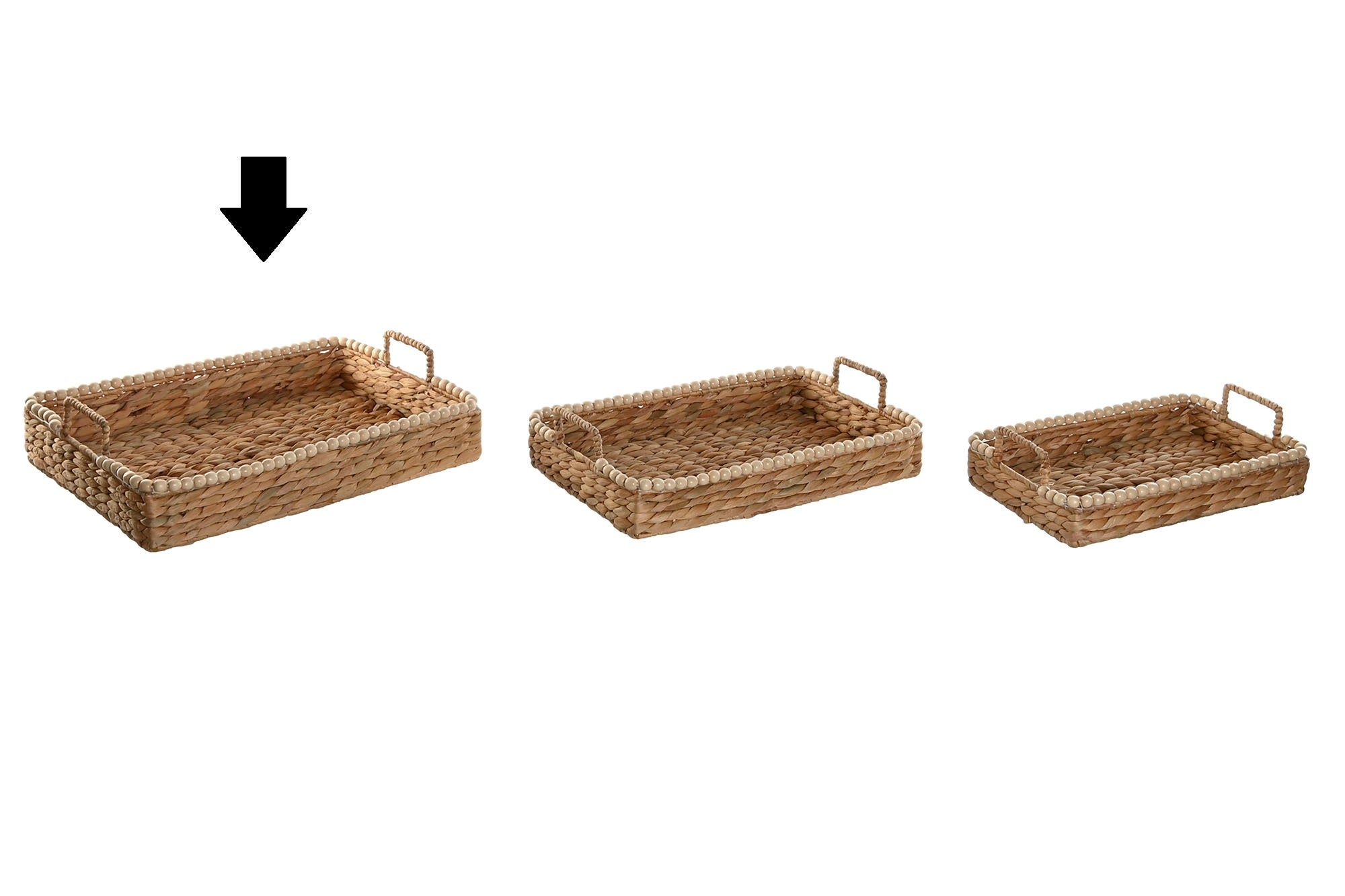 BANDEJA PALHINHA 44X31X12Cm