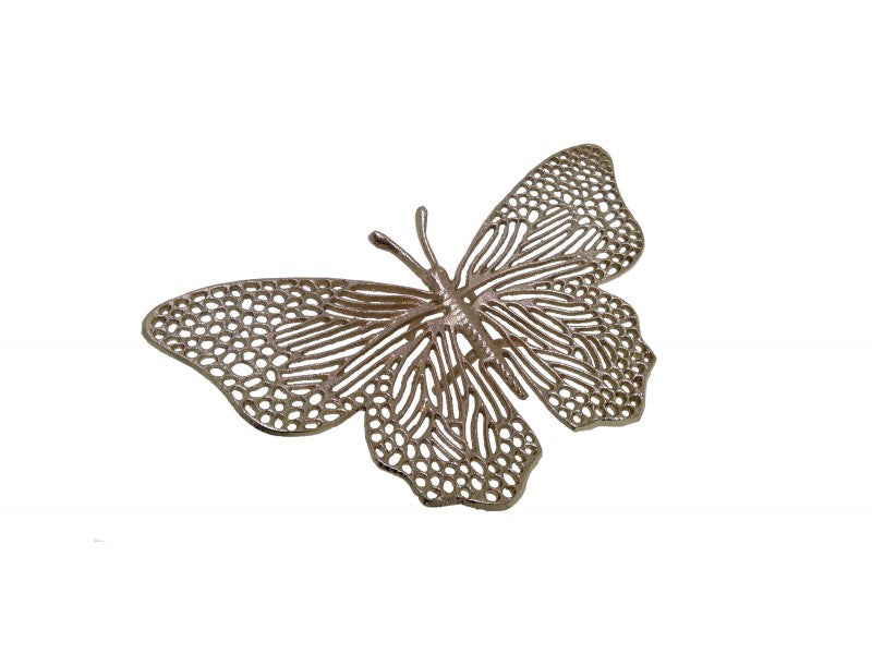 BORBOLETA DOURADA 27X16X5CM