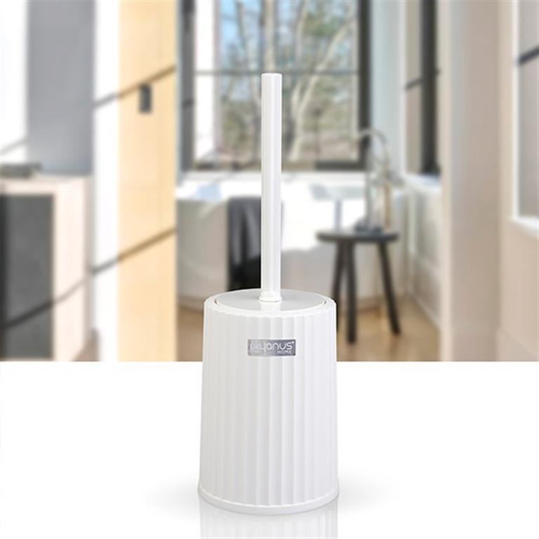 ESCOVA SANITÁRIA BRANCA 12X35CM