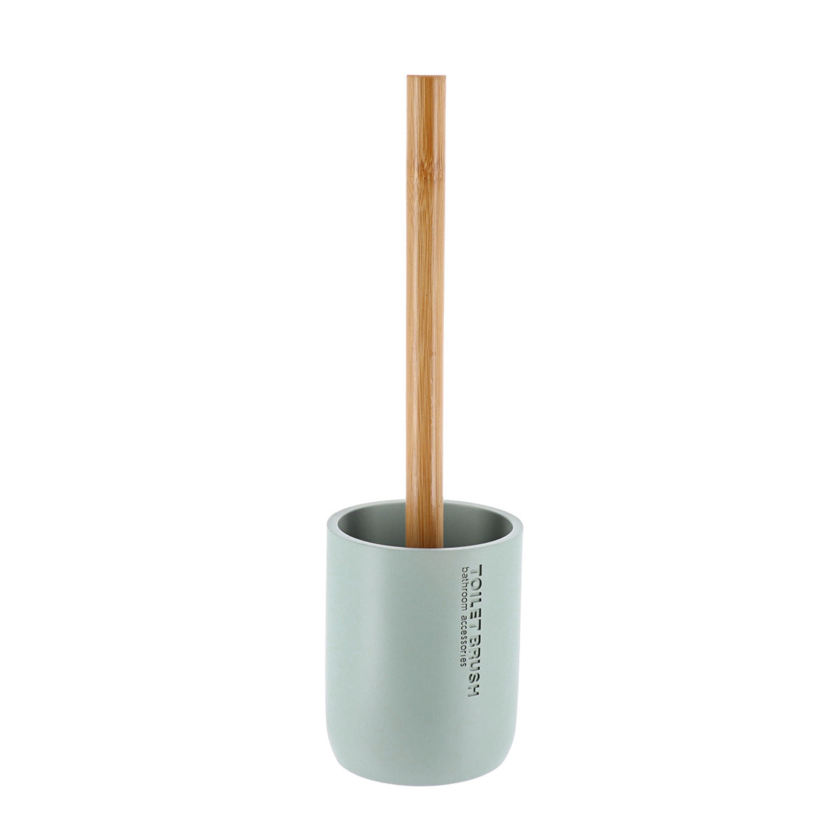 ESCOVA SANITÁRIA EUCALIPTO VERDE/BAMBU 10,5X37CM