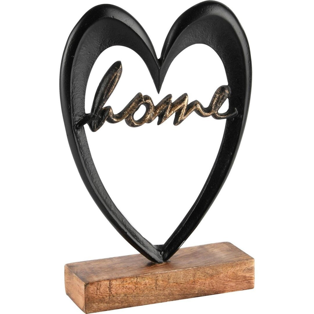 ESTATUETA CORAÇÃO/HOME 13X5X22CM