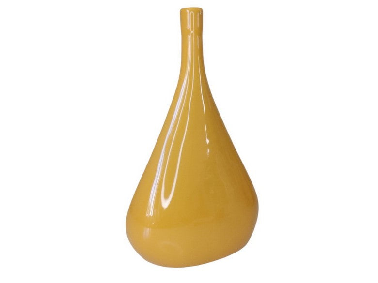 JARRA ELEG AMARELA 19X9X31CM