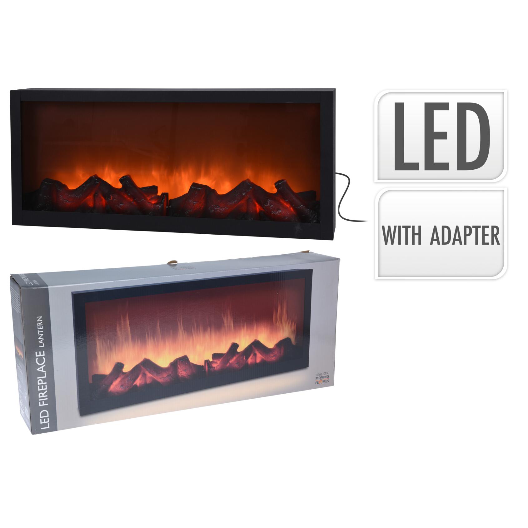 LAREIRA C/ LED 57X25Cm
