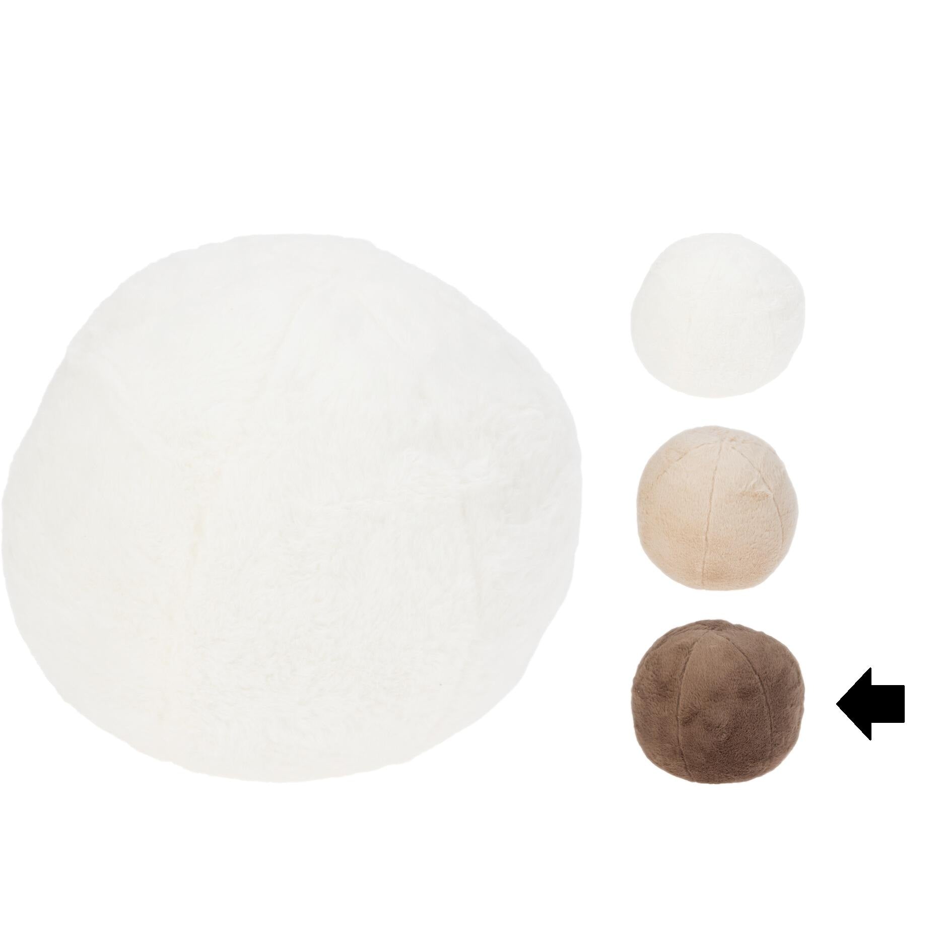 ALMOFADA BOLA CASTANHA 24Cm