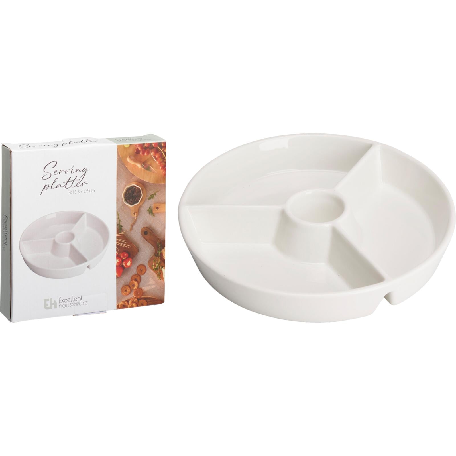 PRATO P/ APERITIVOS 18,8Cm