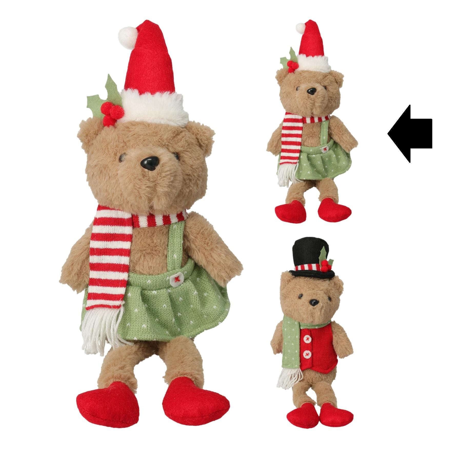 URSO MENINA NATAL 47Cm