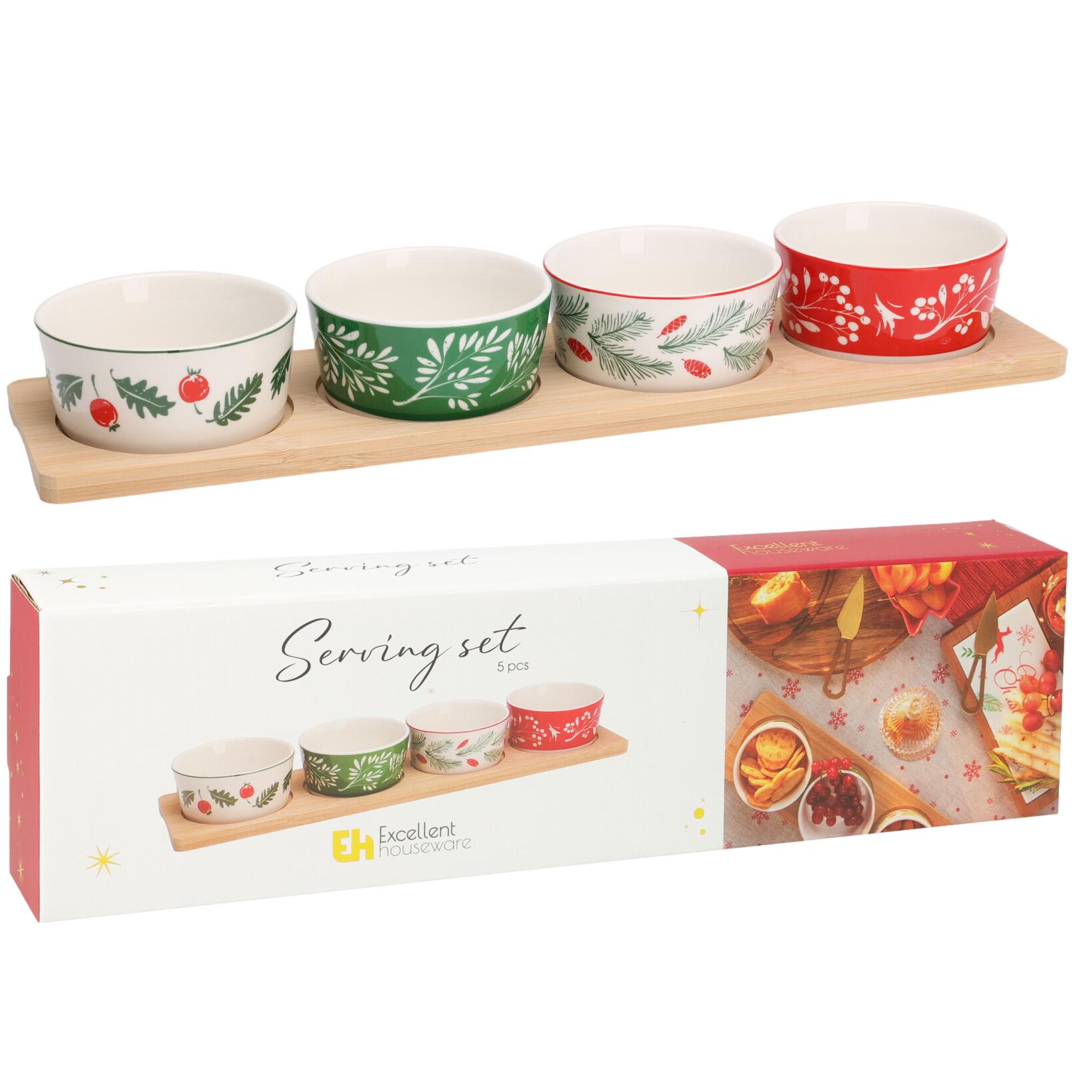 TÁBUA P/ APERITIVOS NATAL 38x10Cm