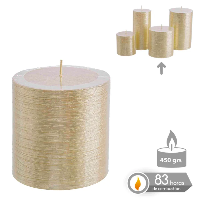 VELA DORADA 8.7X9CM