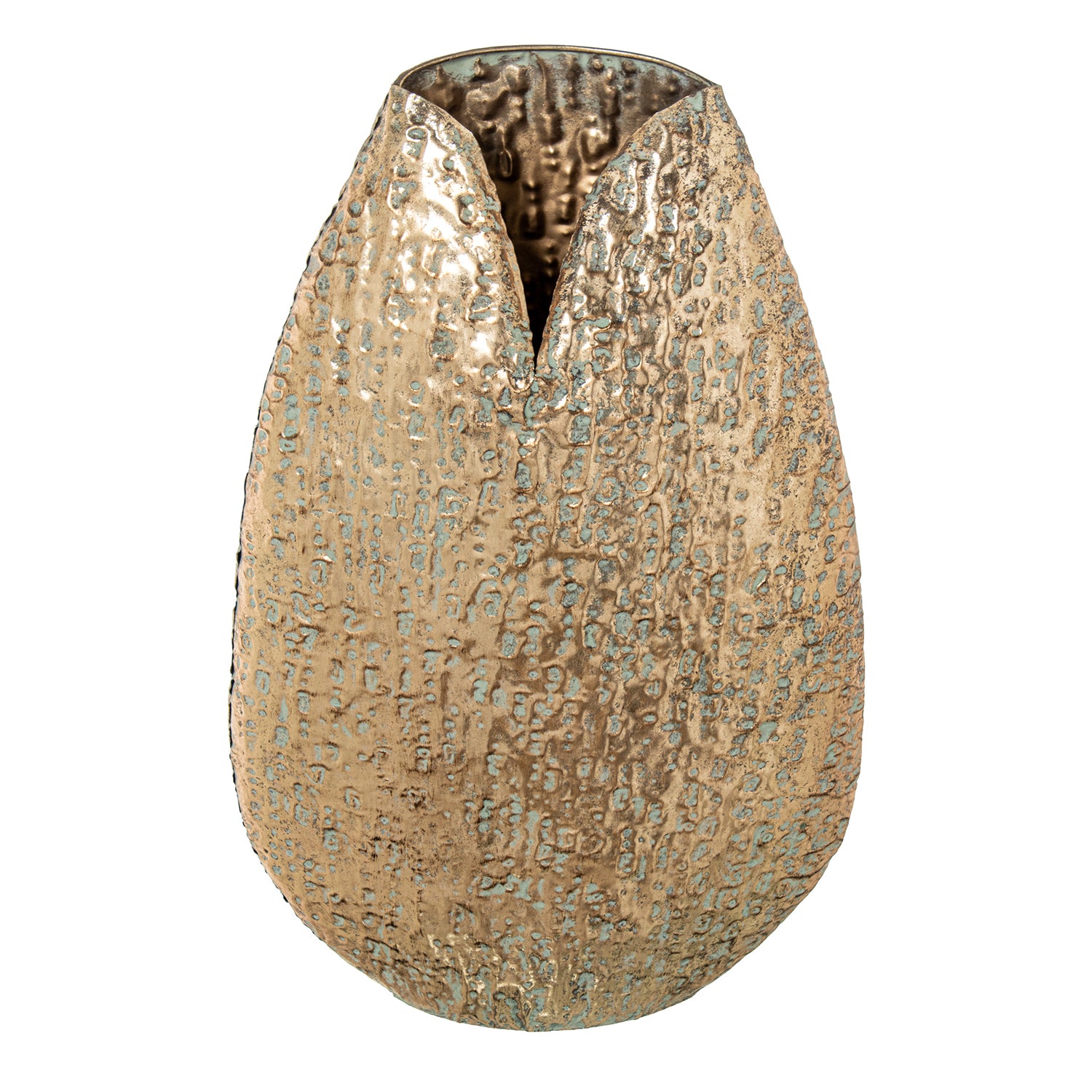 JARRA METAL DOURADA 48X14X73CM